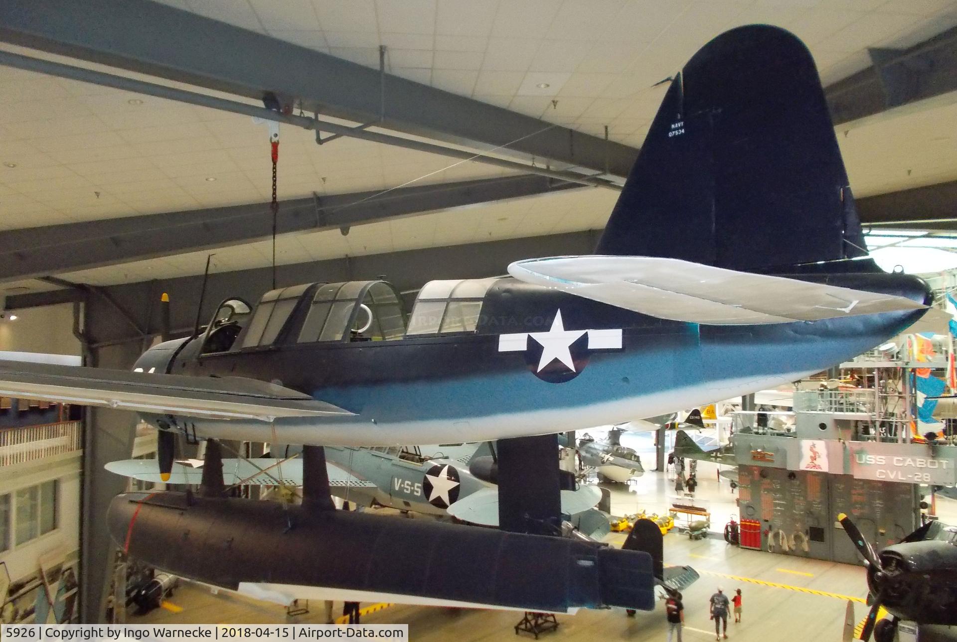 5926, 1942 Vought OS2U-3 Kingfisher C/N A-752, Vought OS2U-3 Kingfisher at the NMNA, Pensacola FL