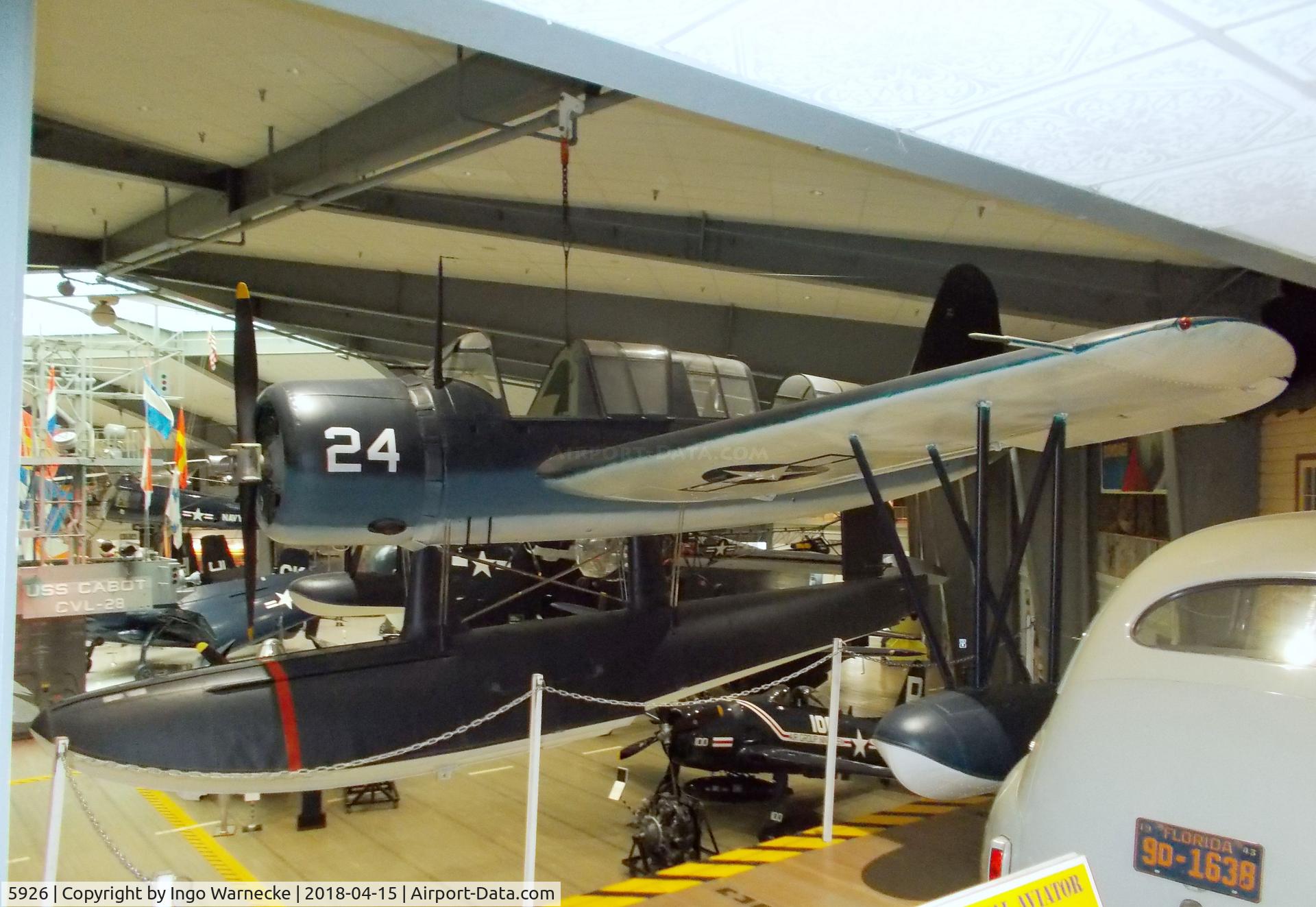 5926, 1942 Vought OS2U-3 Kingfisher C/N A-752, Vought OS2U-3 Kingfisher at the NMNA, Pensacola FL