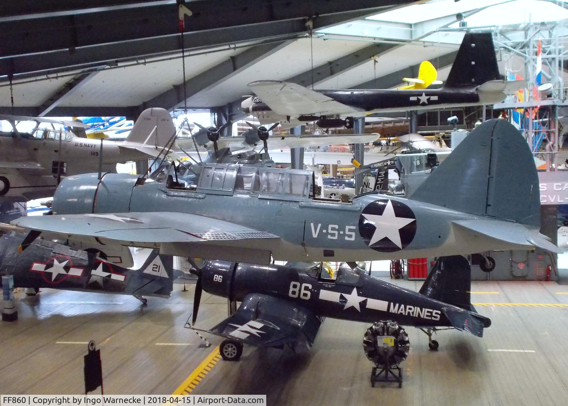FF860, Brewster A-34 C/N 462-860, Brewster A-34 / SB2A Buccaneer at the NMNA, Pensacola FL