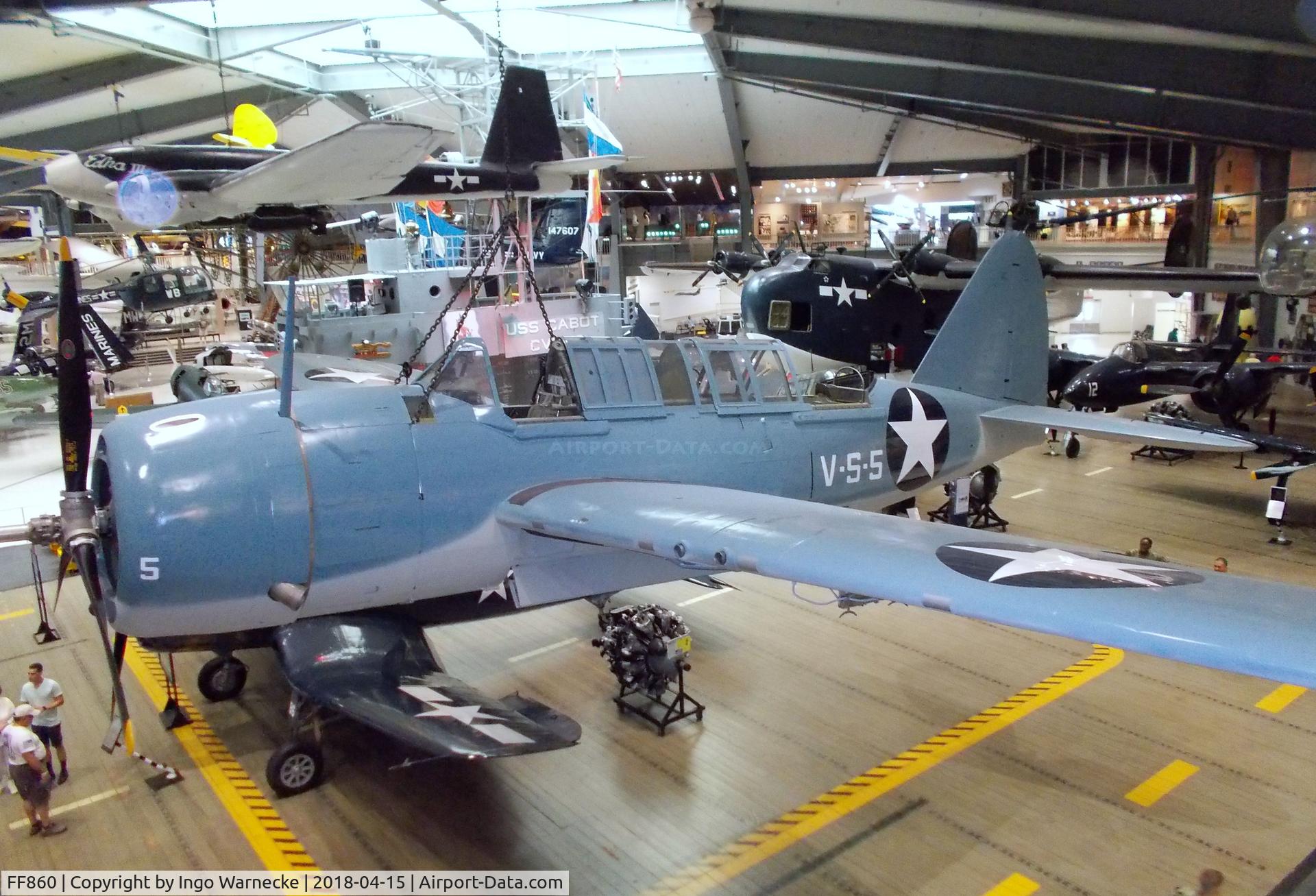FF860, Brewster A-34 C/N 462-860, Brewster A-34 / SB2A Buccaneer at the NMNA, Pensacola FL