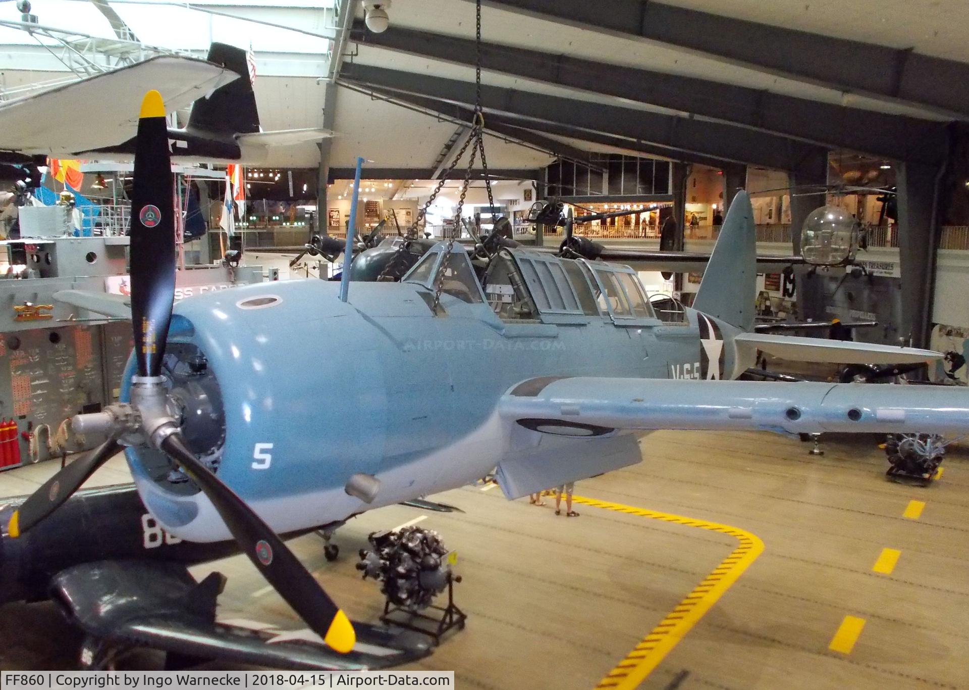 FF860, Brewster A-34 C/N 462-860, Brewster A-34 / SB2A Buccaneer at the NMNA, Pensacola FL