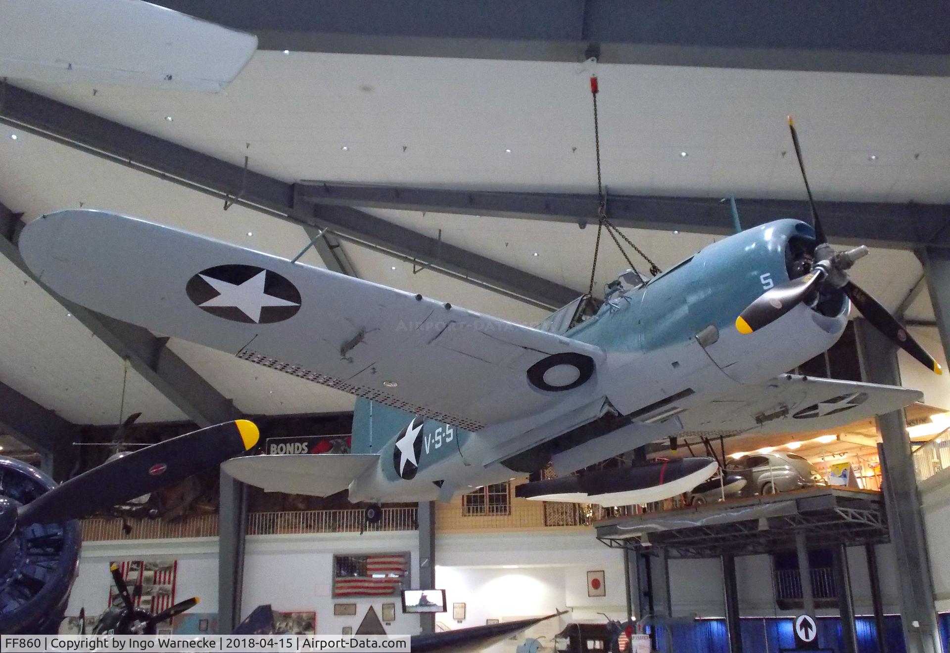 FF860, Brewster A-34 C/N 462-860, Brewster A-34 / SB2A Buccaneer at the NMNA, Pensacola FL