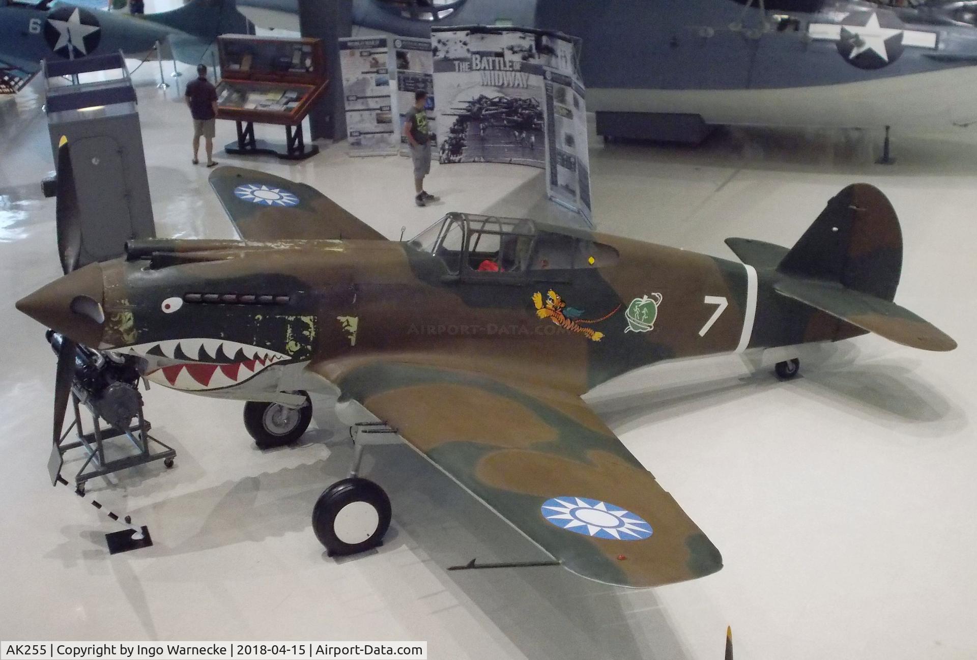 AK255, 1942 Curtiss P-40C Tomahawk Mk.IIb C/N 14737, Curtiss P-40C Tomahawk Mk IIb at the NMNA, Pensacola FL