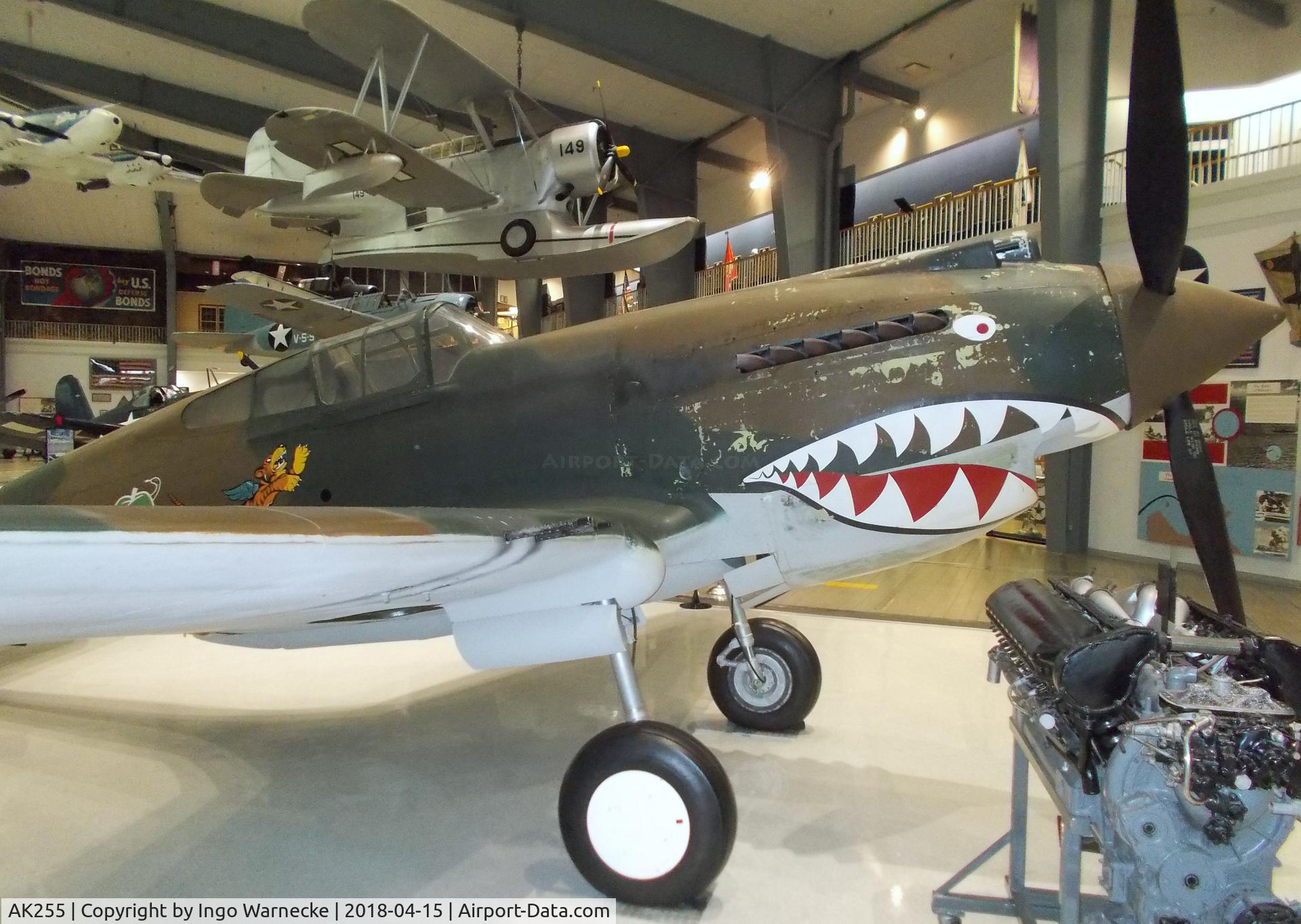 AK255, 1942 Curtiss P-40C Tomahawk Mk.IIb C/N 14737, Curtiss P-40C Tomahawk Mk IIb at the NMNA, Pensacola FL
