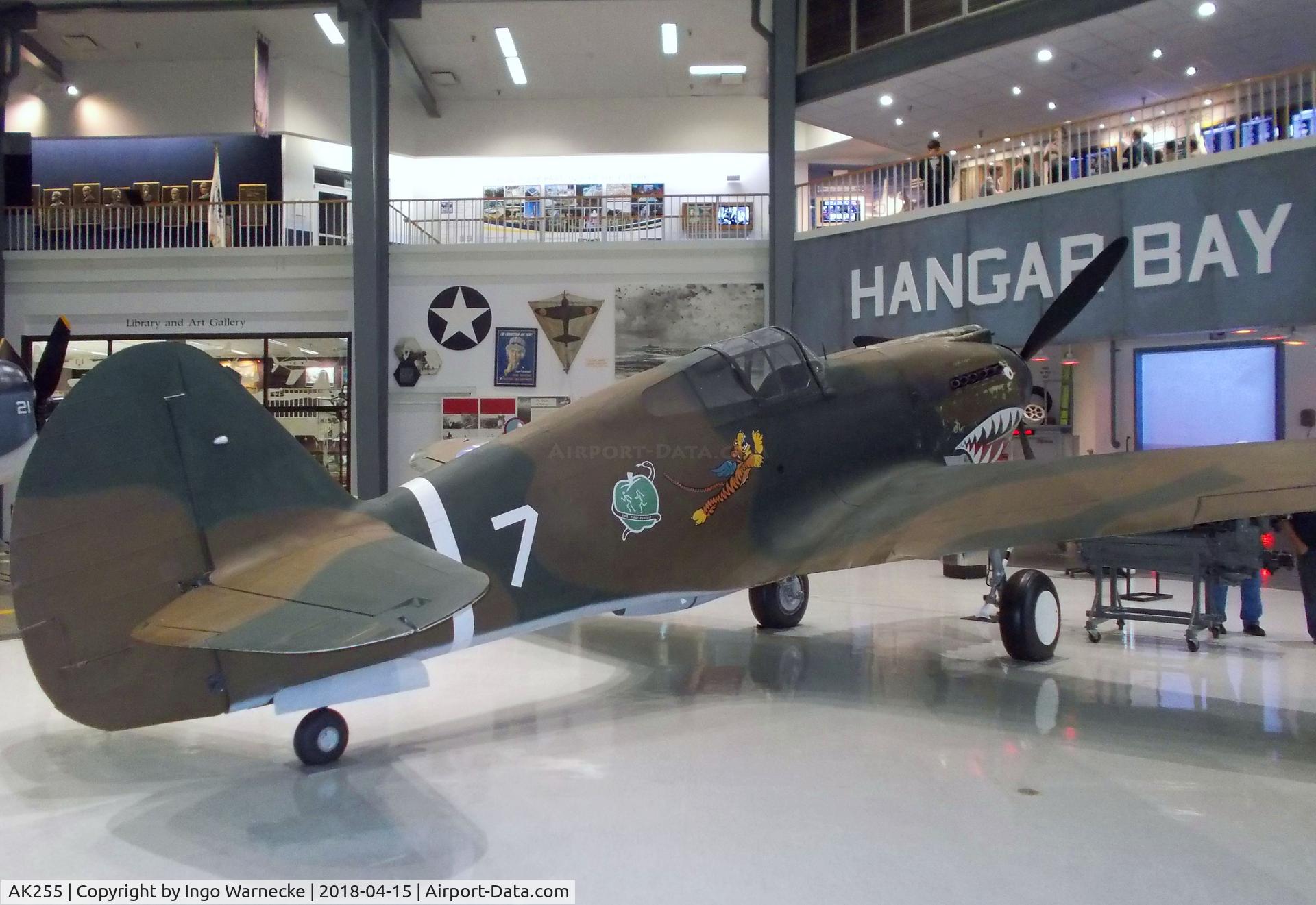 AK255, 1942 Curtiss P-40C Tomahawk Mk.IIb C/N 14737, Curtiss P-40C Tomahawk Mk IIb at the NMNA, Pensacola FL