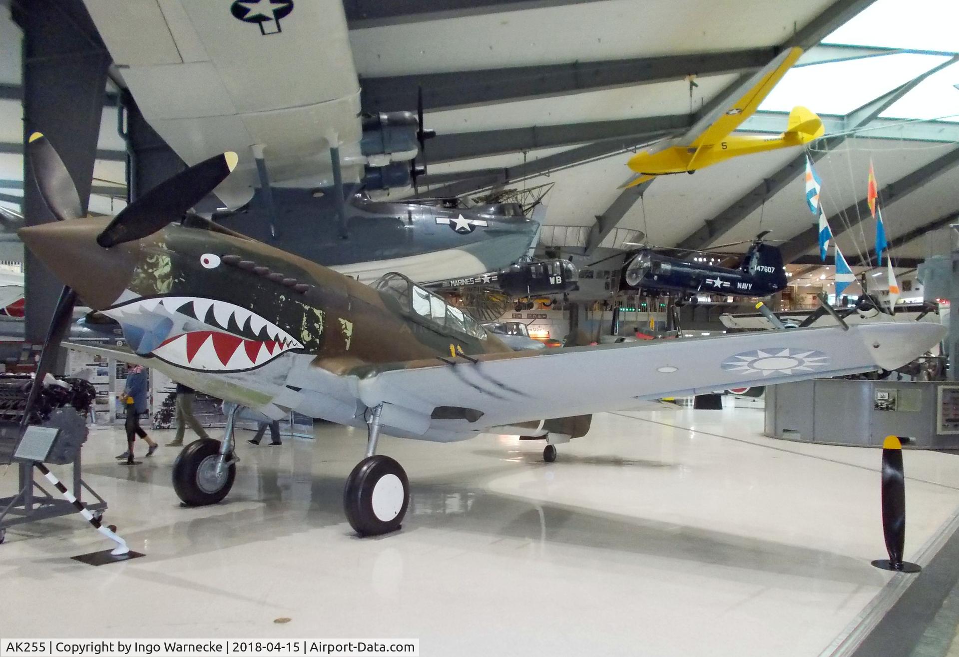 AK255, 1942 Curtiss P-40C Tomahawk Mk.IIb C/N 14737, Curtiss P-40C Tomahawk Mk IIb at the NMNA, Pensacola FL