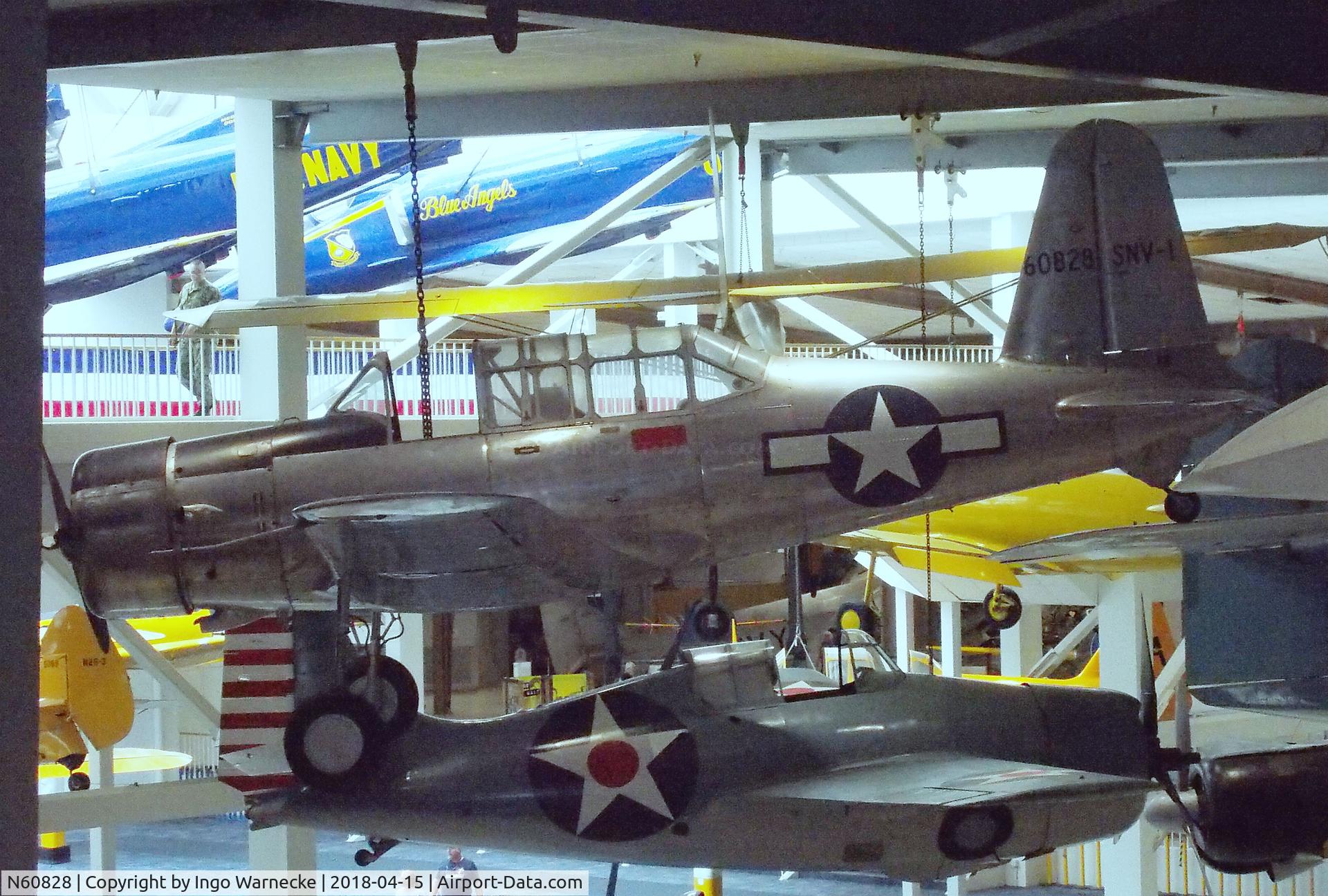 N60828, 1941 Consolidated Vultee BT-13A C/N 2935, Vultee BT-13A / SNV Valiant at the NMNA, Pensacola FL