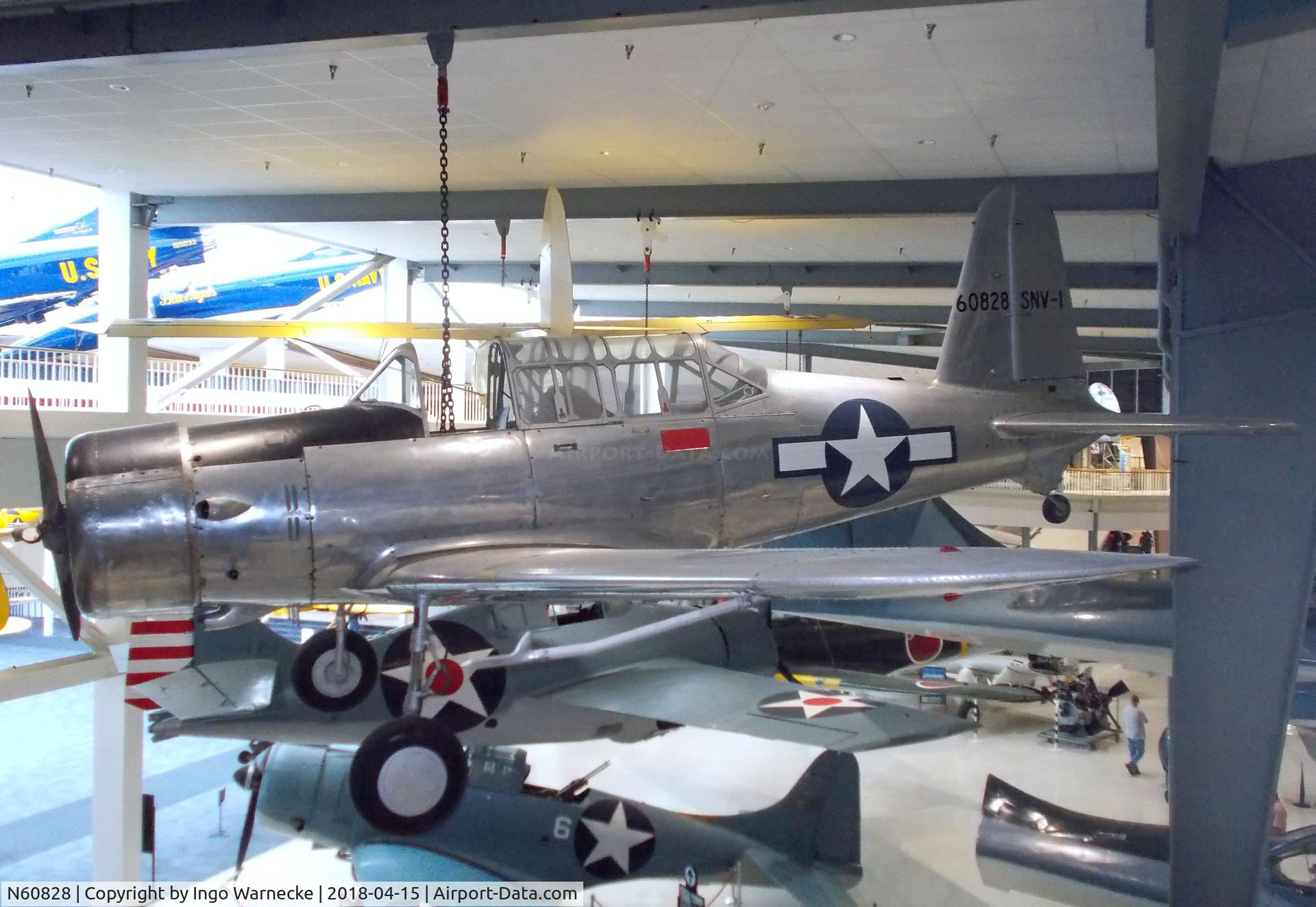 N60828, 1941 Consolidated Vultee BT-13A C/N 2935, Vultee BT-13A / SNV Valiant at the NMNA, Pensacola FL