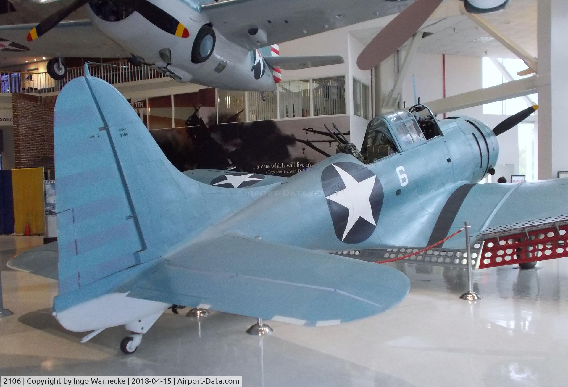 2106, 1940 Douglas SBD-2 Dauntless C/N 632, Douglas SBD-2 Dauntless at the NMNA, Pensacola FL