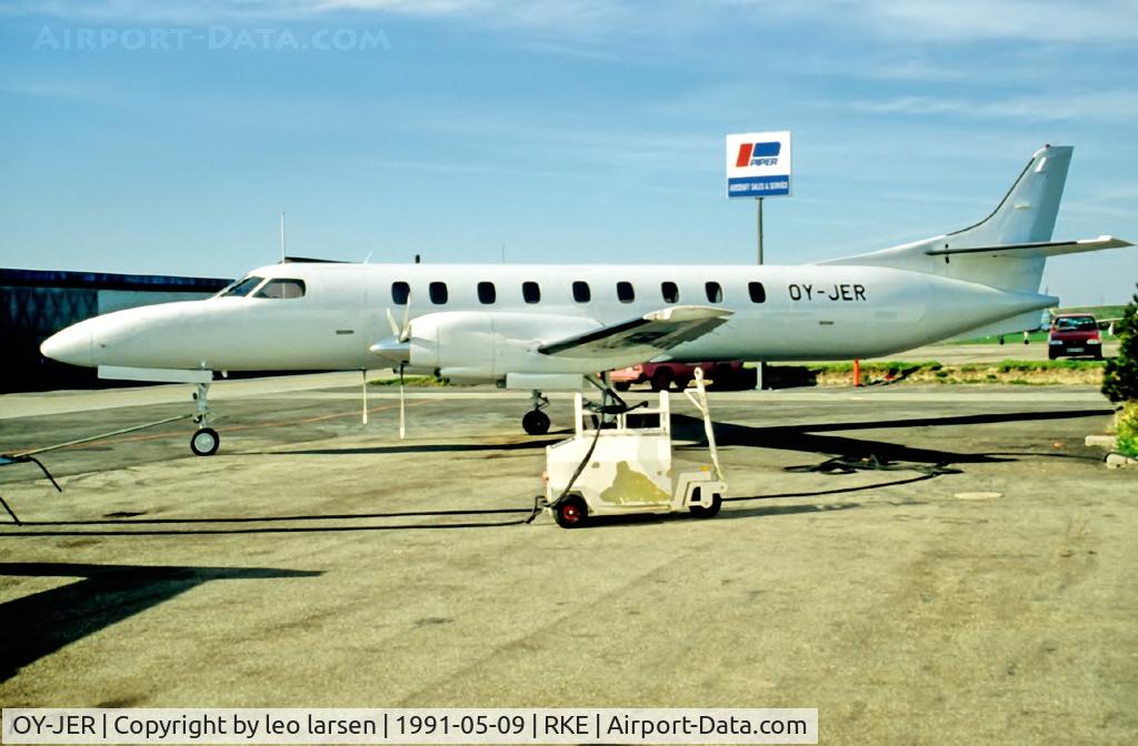 OY-JER, 1978 Swearingen SA-226TC Metro II C/N TC-273, Roskilde 9.5.1991