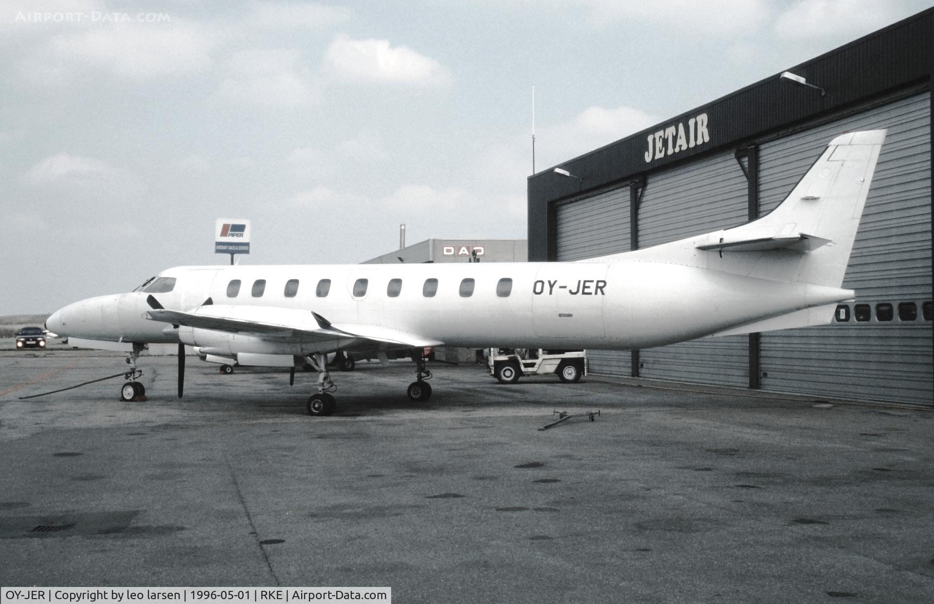 OY-JER, 1978 Swearingen SA-226TC Metro II C/N TC-273, Roskilde 1.5.1996