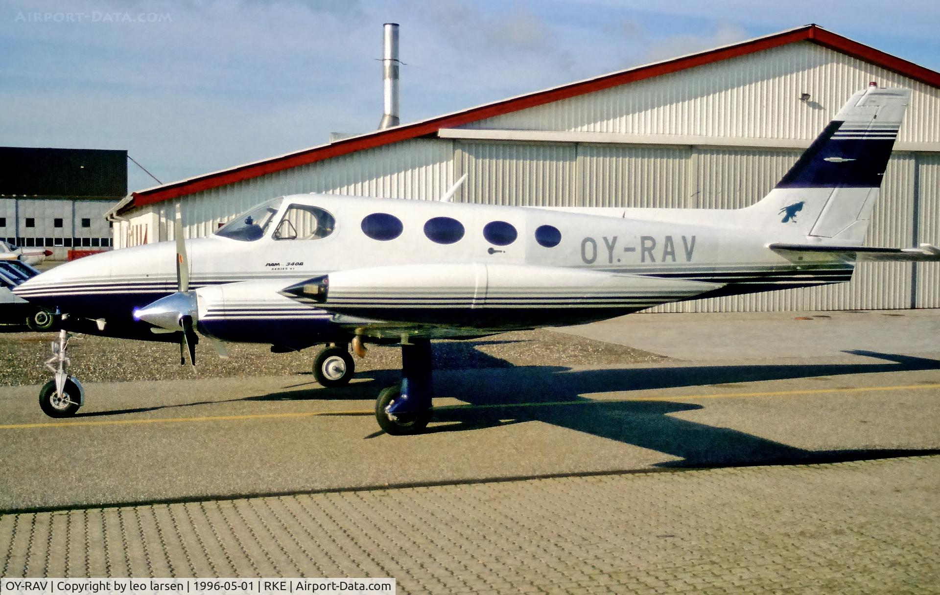 OY-RAV, Cessna 34O A C/N 340A0716, Roskilde 1.5.1996