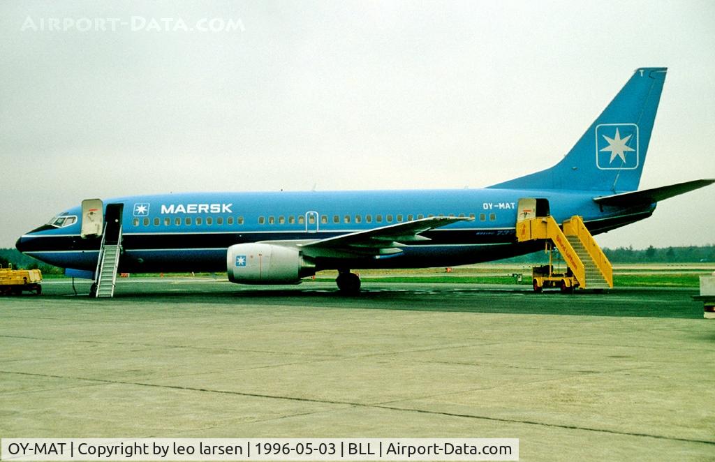 OY-MAT, 1995 Boeing 737-3L9 C/N 27924, Billund 3.5.1996
