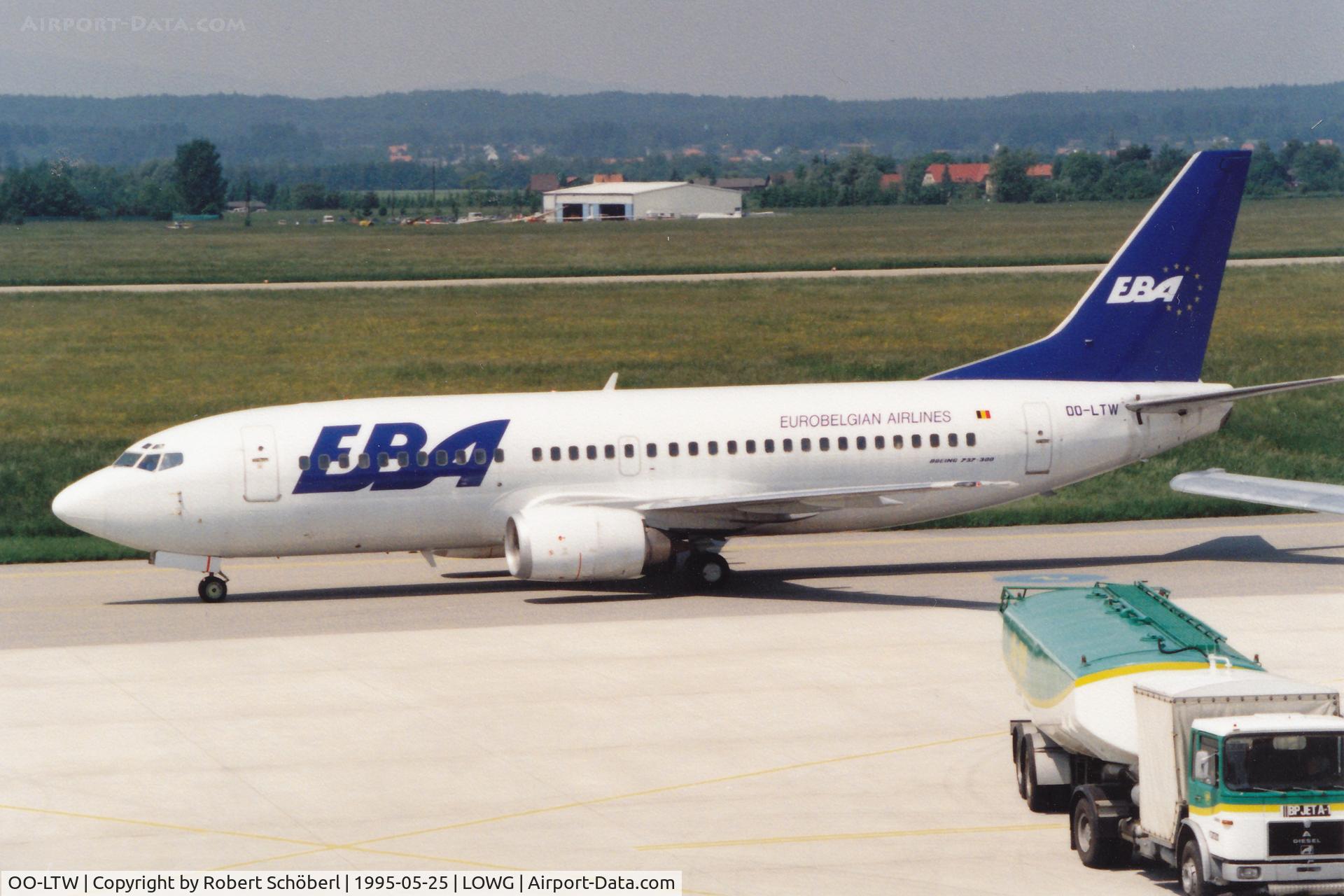 OO-LTW, 1991 Boeing 737-33A C/N 25010, OO-LTW @ LOWG