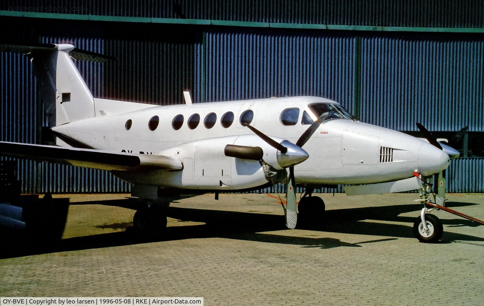 OY-BVE, 1979 Beech 200C Super King Air C/N BL-2, Roskilde 8.5.1996