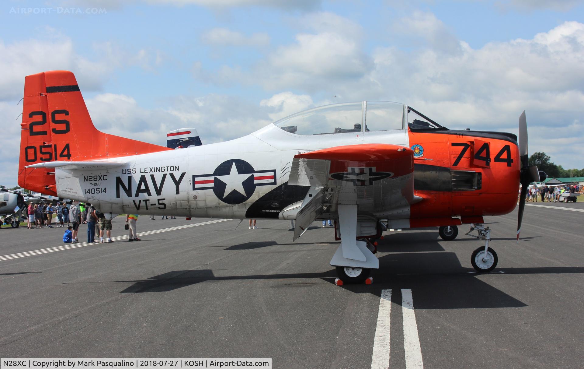 N28XC, 1954 North American T-28C Trojan C/N 226-91 (140514), North American T-28C