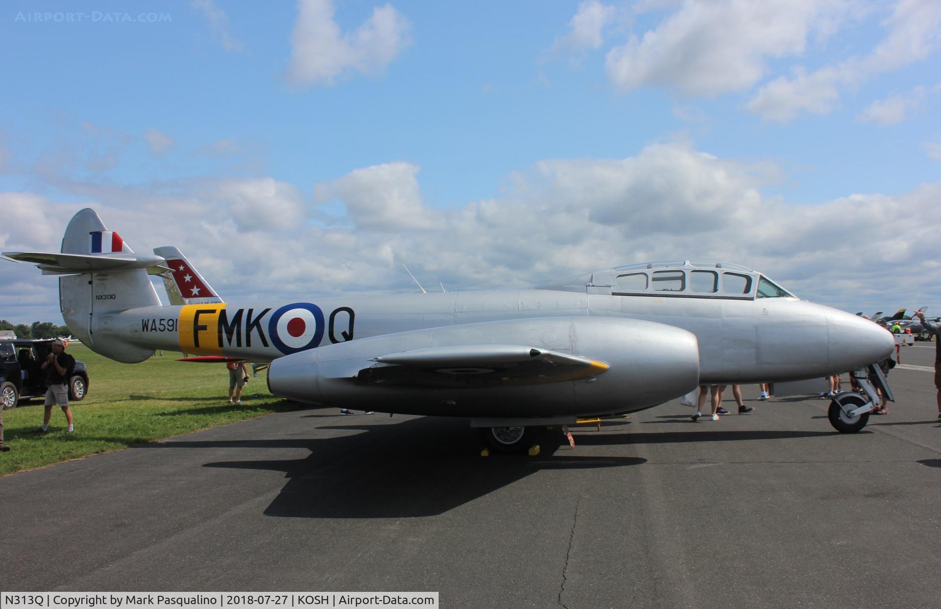 N313Q, 1949 Gloster Meteor T.7 C/N G5/356460, Gloster Meteor T.7