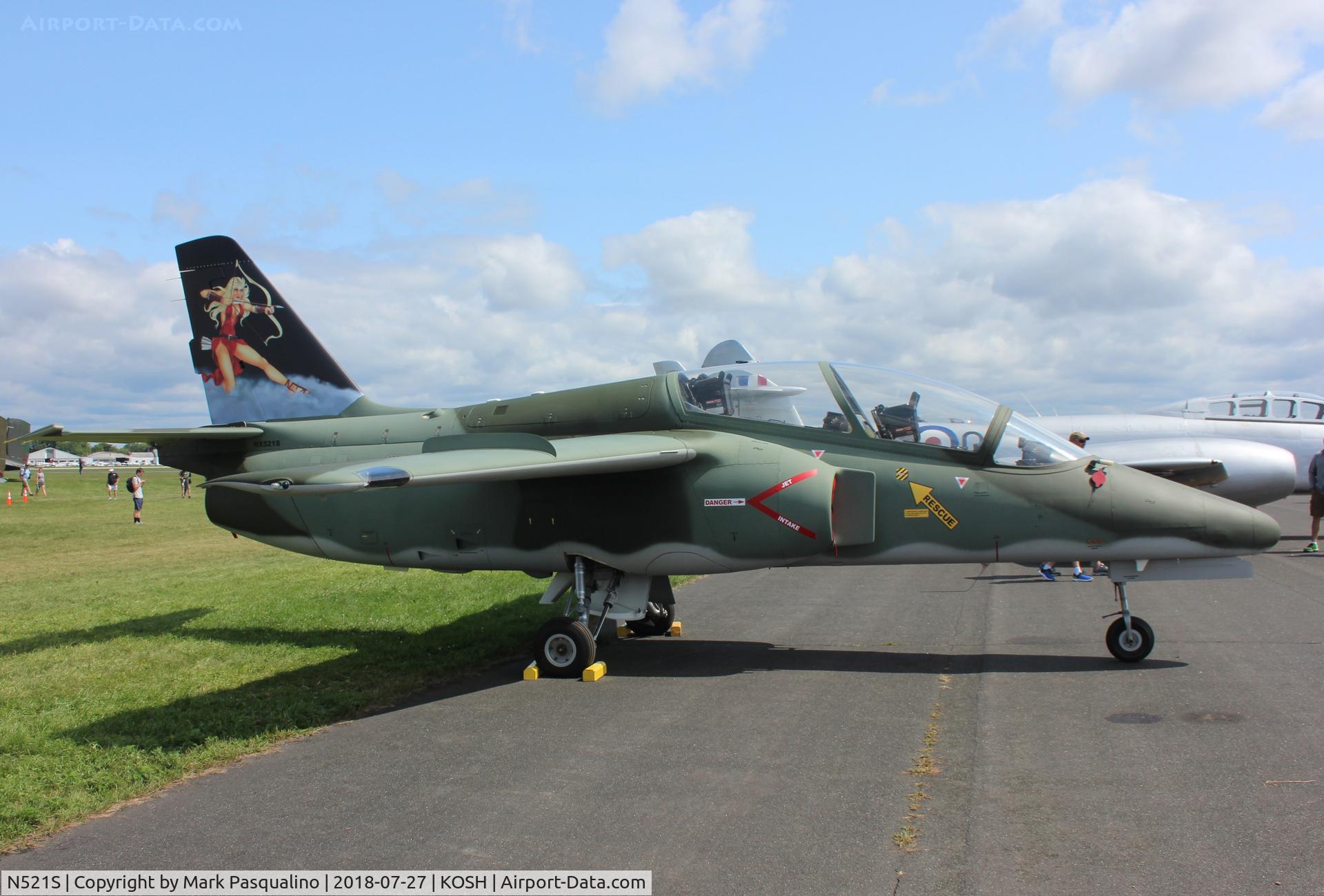 N521S, SIAI-Marchetti S-211 C/N 032/02-021, SIAI-Marchetti S-211