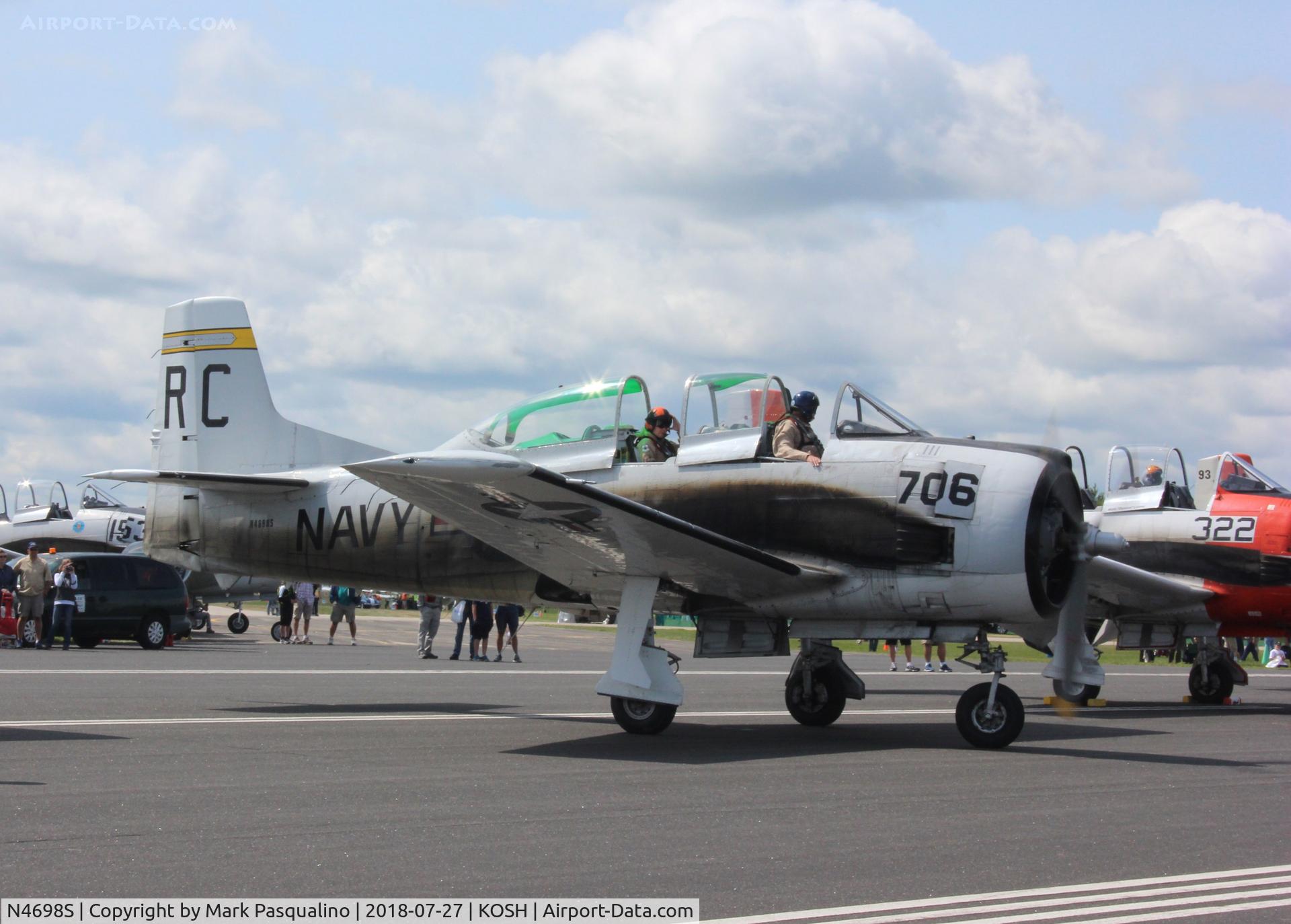 N4698S, North American T-28B Trojan C/N 200-69 (137706), North American T-28B