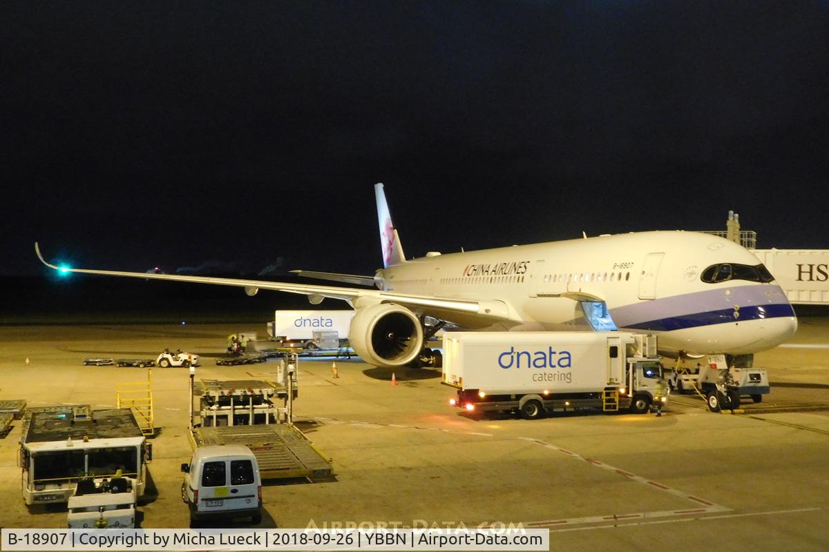 B-18907, 2017 Airbus A350-941 C/N 105, At Brisbane