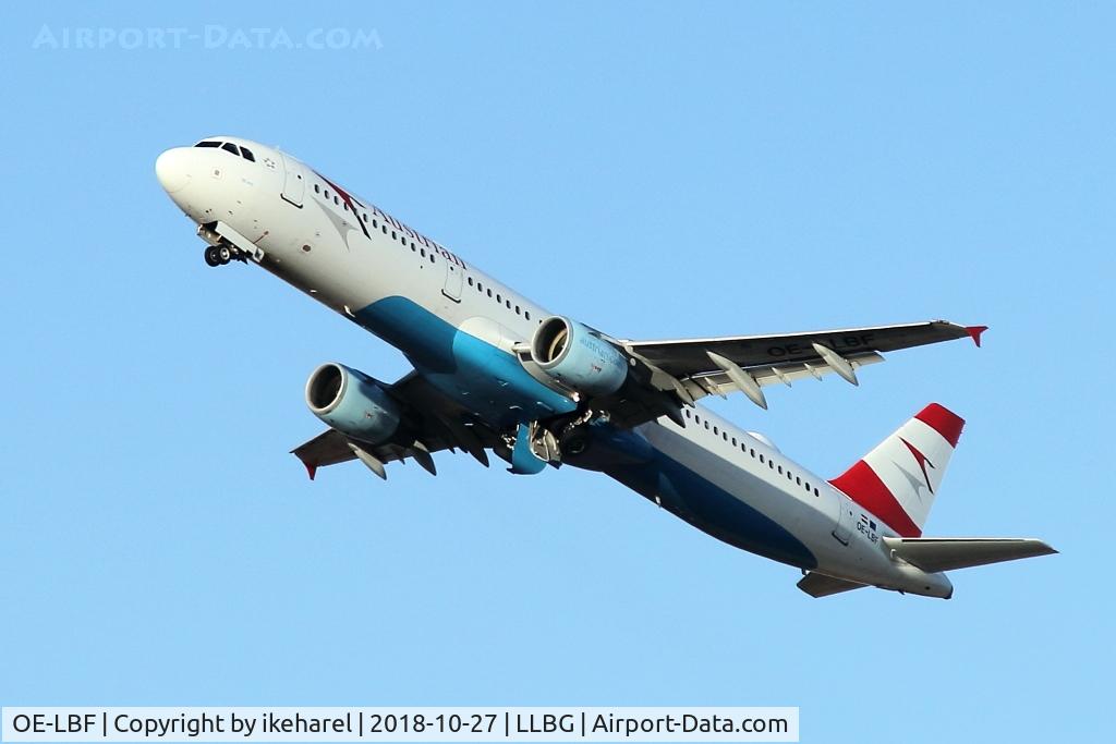 OE-LBF, 2001 Airbus A321-211 C/N 1458, Afternoon flight to Vienna.