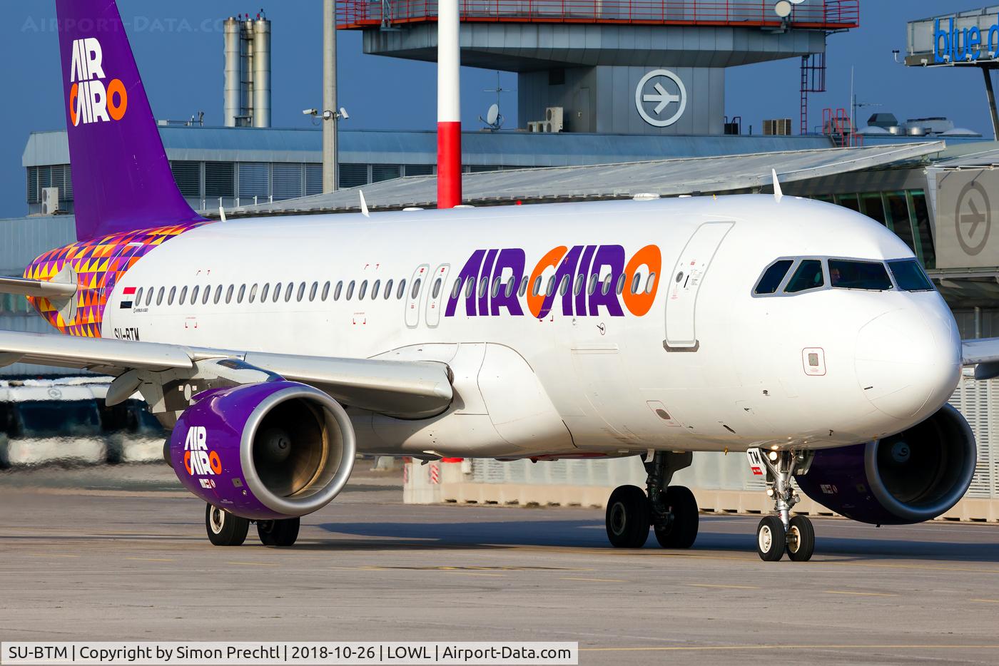 SU-BTM, 2010 Airbus A320-214 C/N 4320, SU-BTM @ Linz Airport
