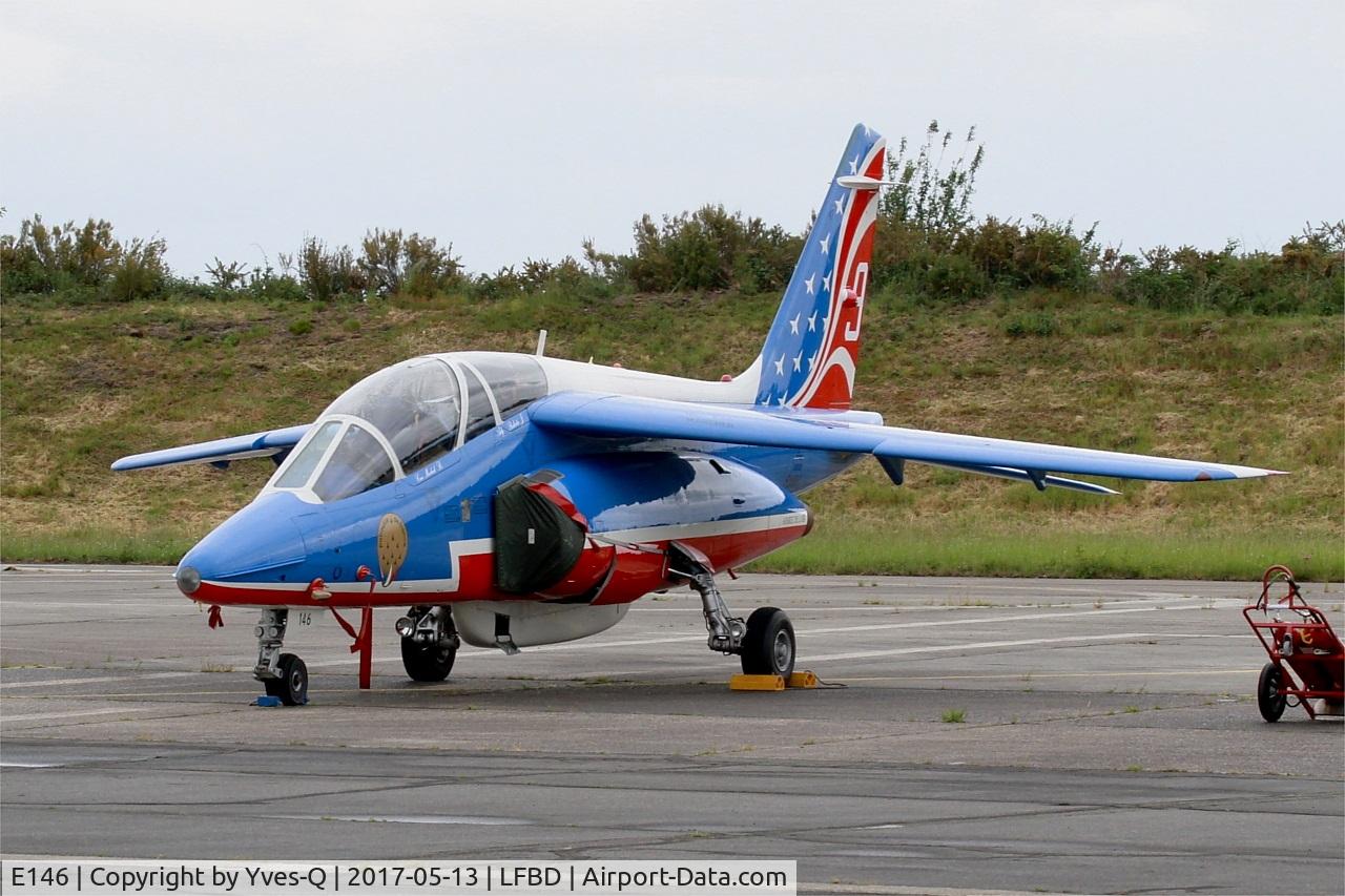 E146, Dassault-Dornier Alpha Jet E C/N E146, Dassault-Dornier Alpha Jet E (F-UHRR), Athos 09 of Patrouille de France 2017, Flight line, Bordeaux-Mérignac Air Base 106 (LFBD-BOD) Open day 2017