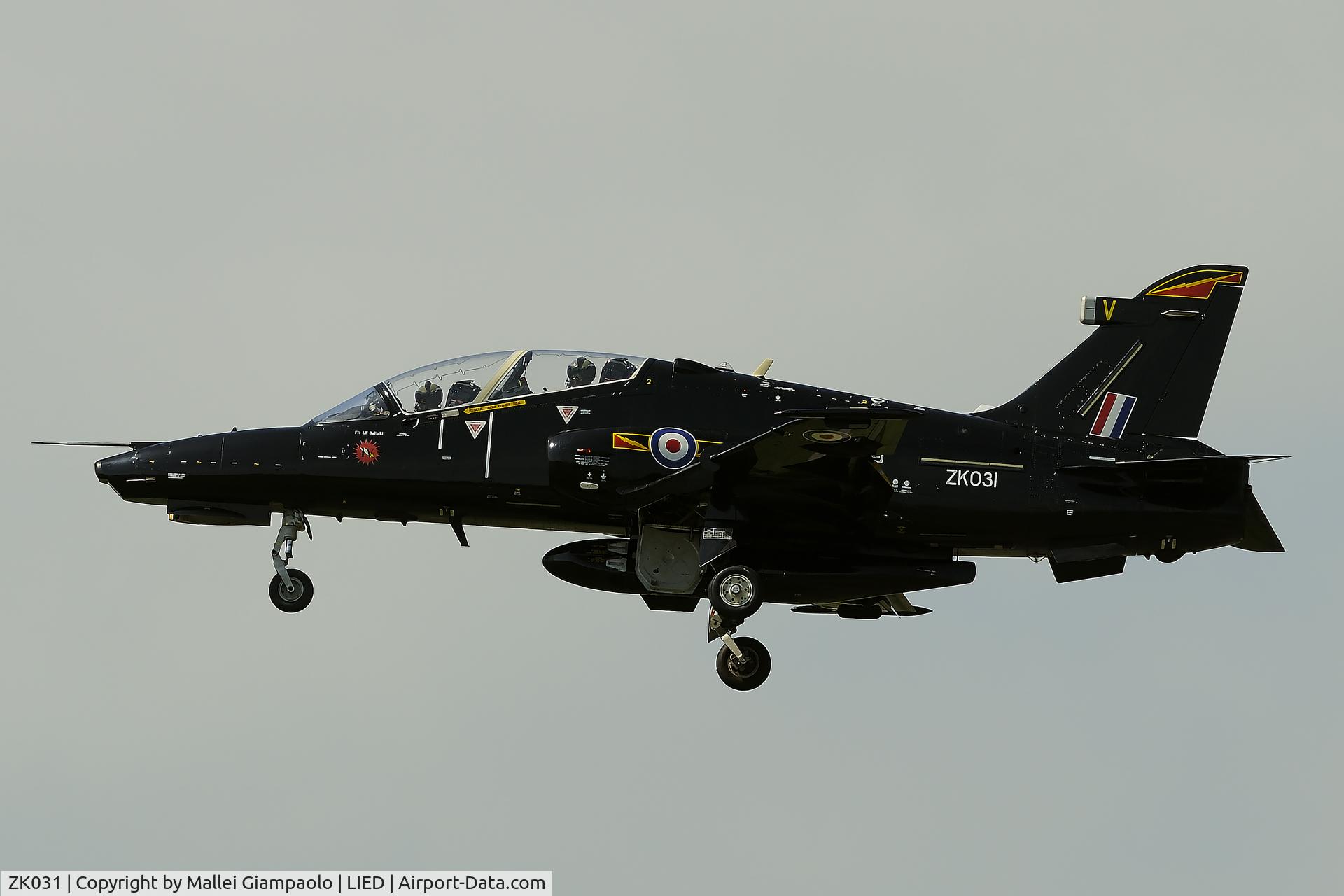 ZK031, 2009 British Aerospace Hawk T2 C/N RT022/1260, HAWK T2, ZK031