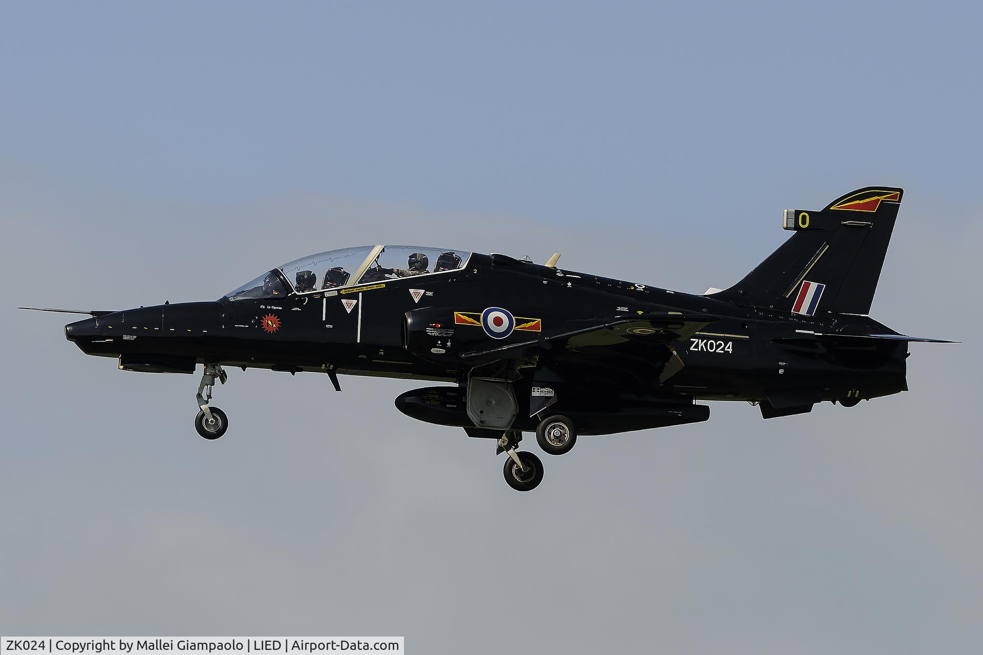 ZK024, 2009 British Aerospace Hawk T2 C/N RT015/1253, HAWK T2, ZK024