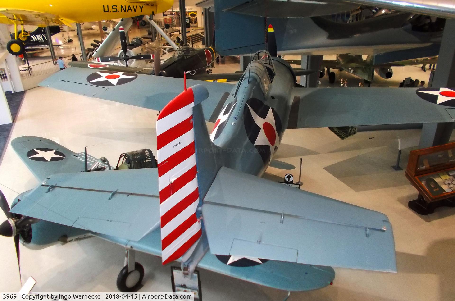 3969, Grumman F4F-3A Wildcat C/N 851, Grumman F4F-3A Wildcat at the NMNA, Pensacola FL
