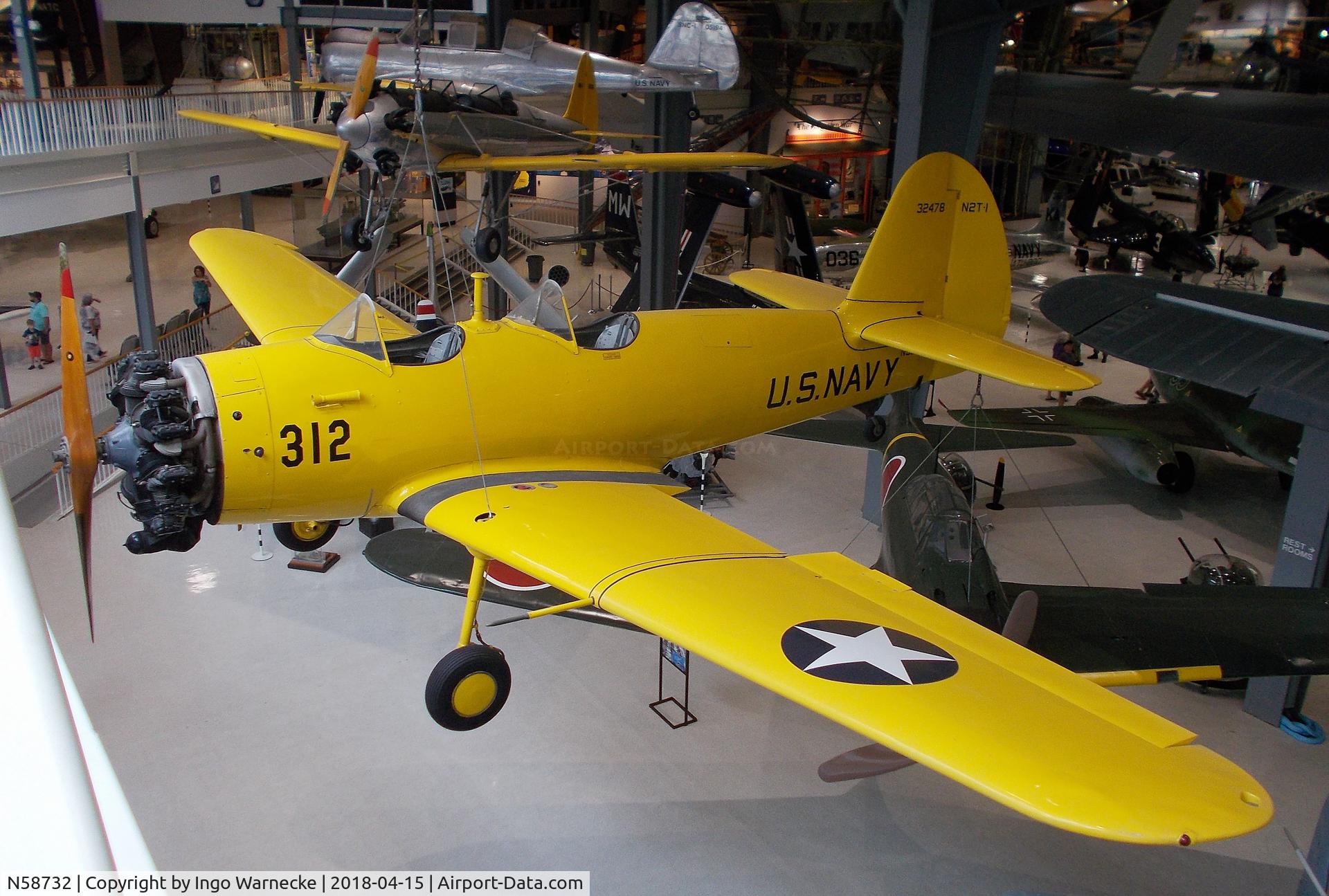 N58732, 1943 Timm N2T-1 C/N 216, Timm N2T-1 Tutor at the NMNA, Pensacola FL