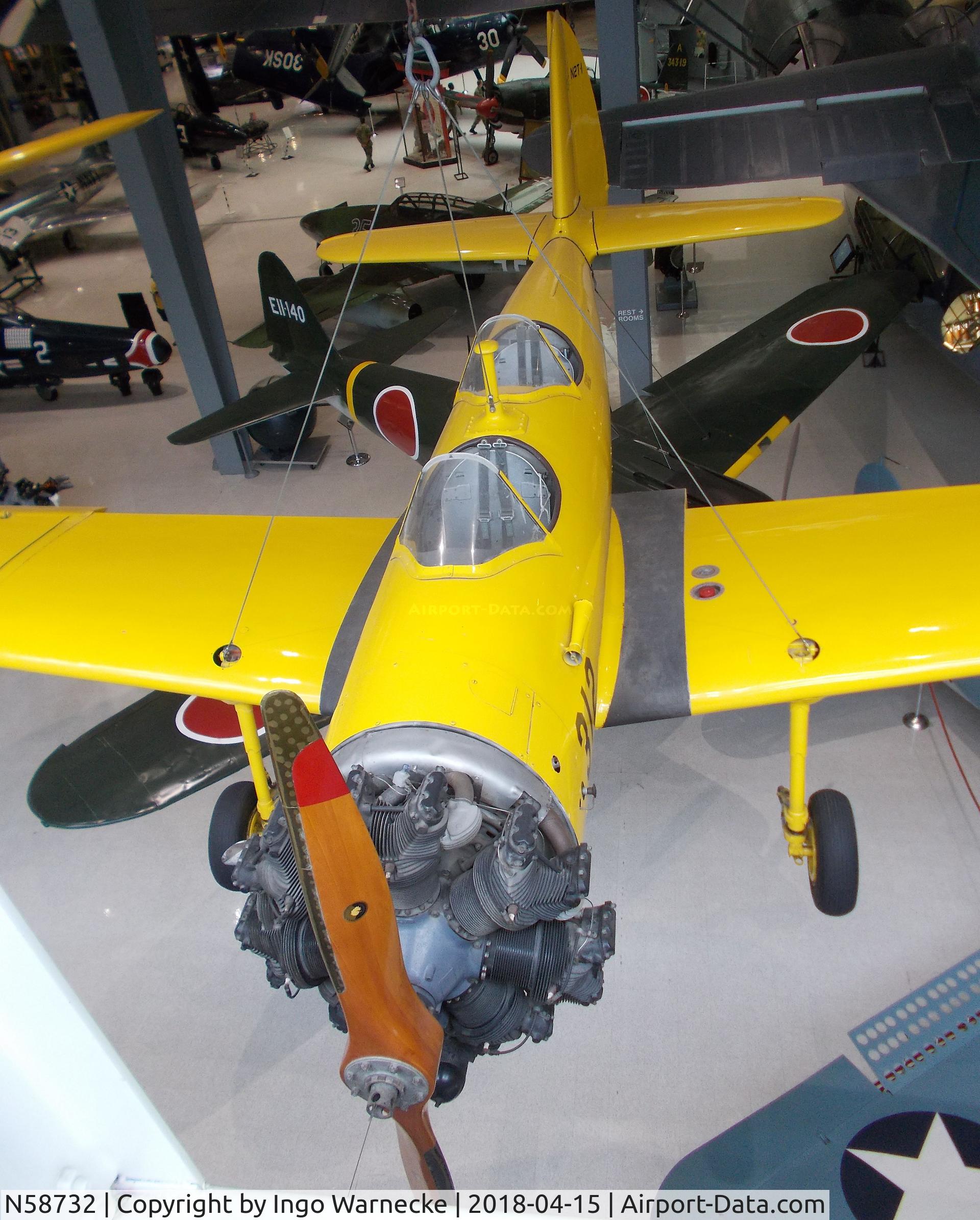 N58732, 1943 Timm N2T-1 C/N 216, Timm N2T-1 Tutor at the NMNA, Pensacola FL