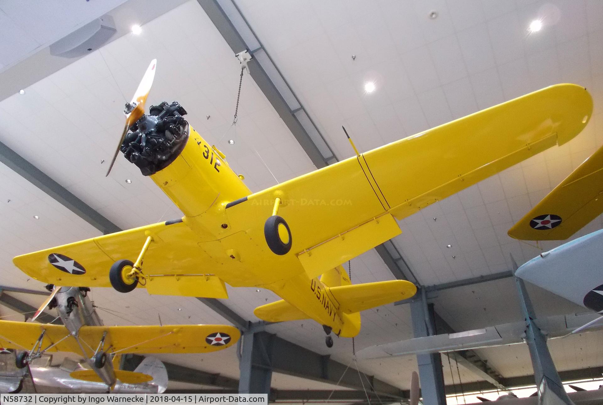 N58732, 1943 Timm N2T-1 C/N 216, Timm N2T-1 Tutor at the NMNA, Pensacola FL