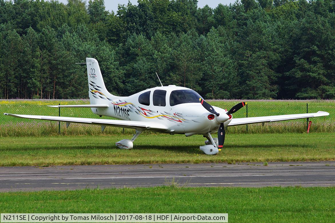 N211SE, 2006 Cirrus SR22 C/N 2208, Airport Heringsdorf (HDF/EDAH), on the isle of Usedom at the Baltic Sea coast, Germany