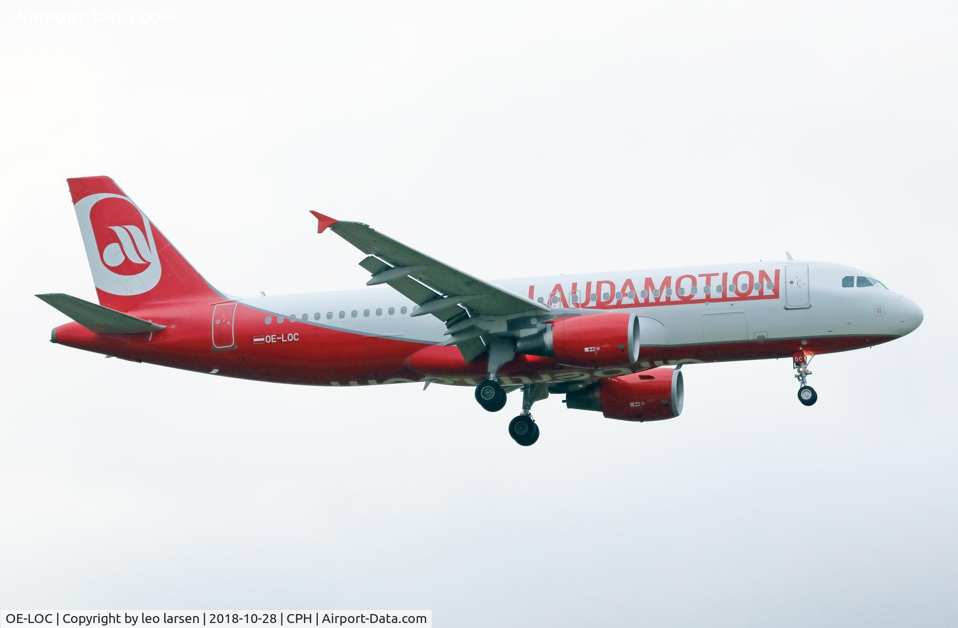 OE-LOC, 2010 Airbus A320-214 C/N 4161, Copenhagen 28.10.2018 New Airlines in Copenhagen.