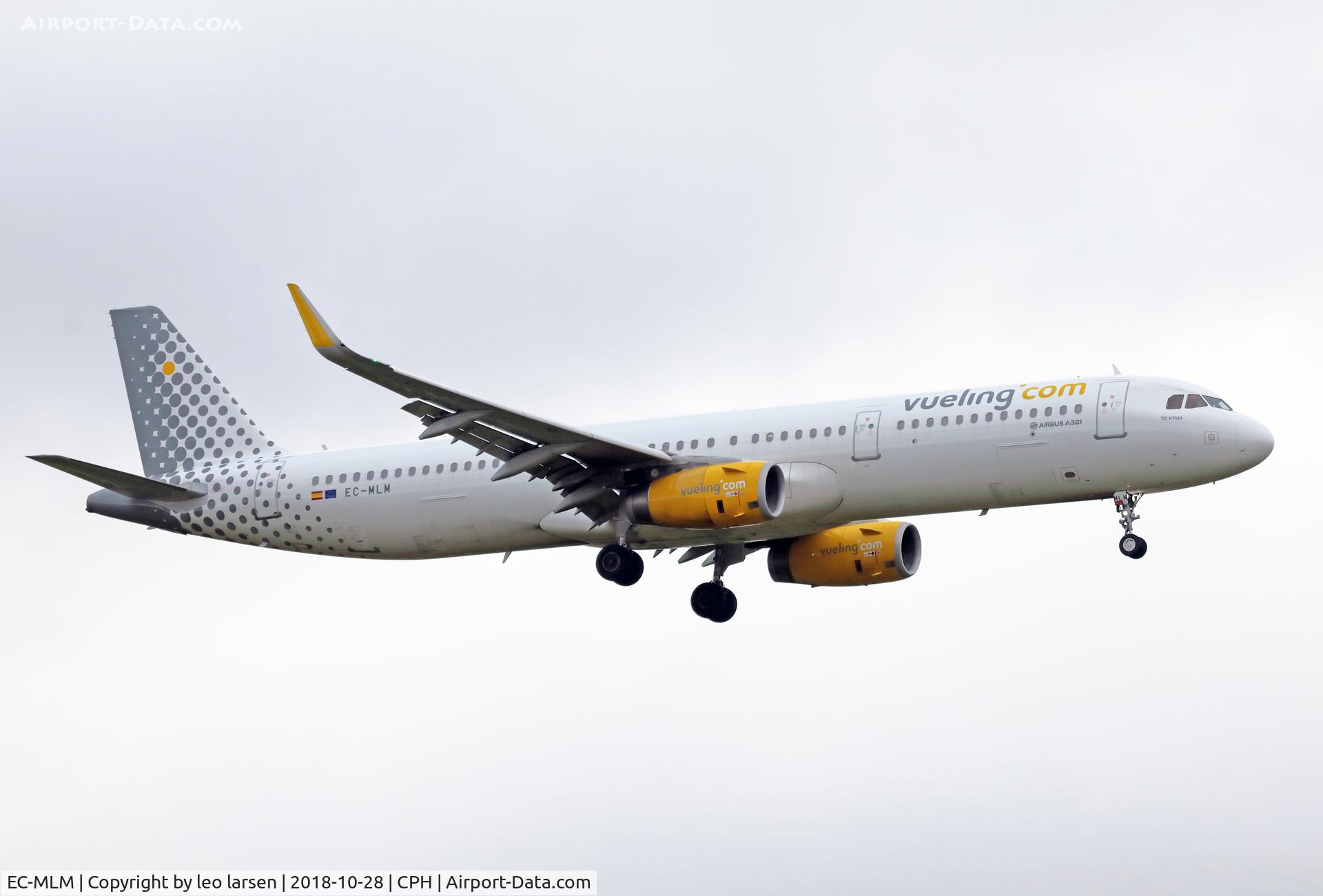 EC-MLM, 2016 Airbus A321-231 C/N 7108, Copenhagen 28.10.2018