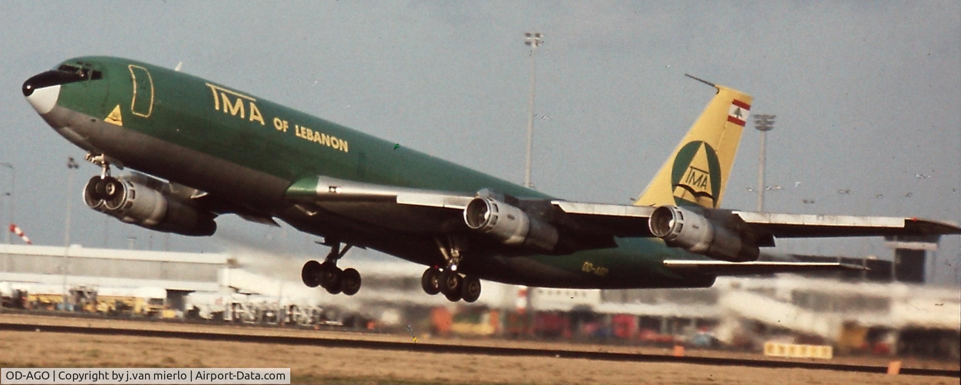 OD-AGO, 1967 Boeing 707-321C C/N 19269, T/O Amsterdam