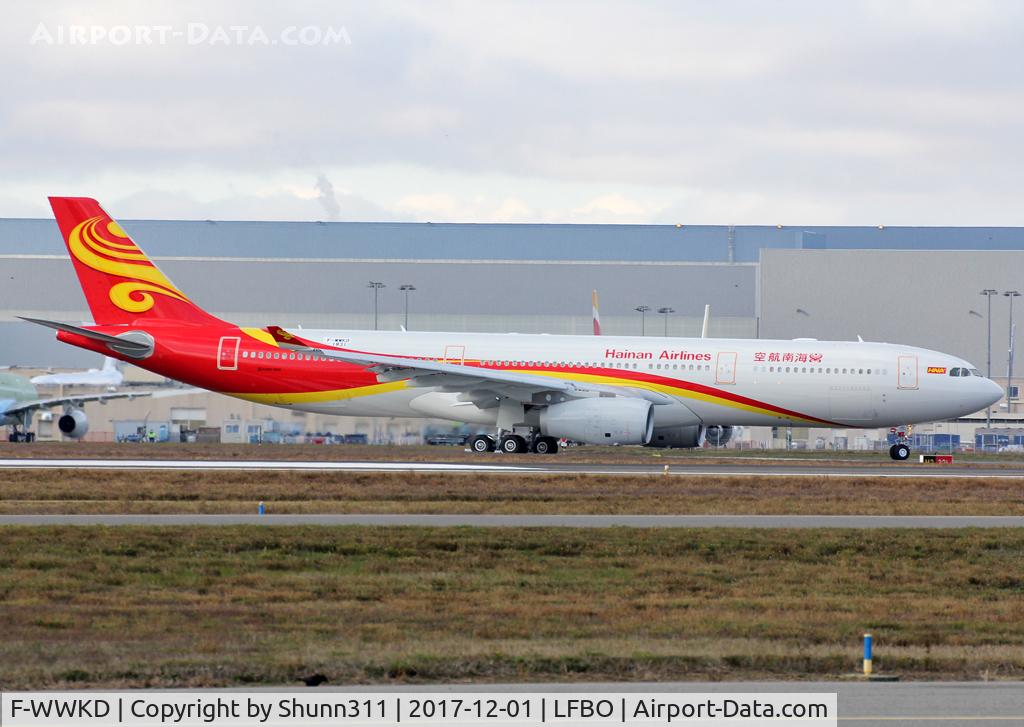 F-WWKD, 2017 Airbus A330-343 C/N 1831, C/n 1831 - To be B-1021