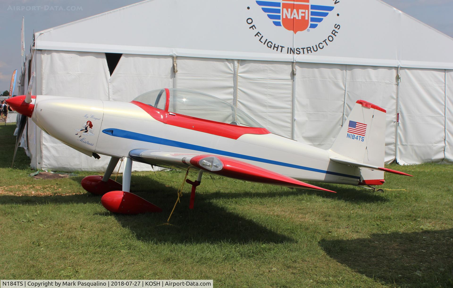 N184TS, 2016 Vans RV-8 C/N 83209, Vans RV-8