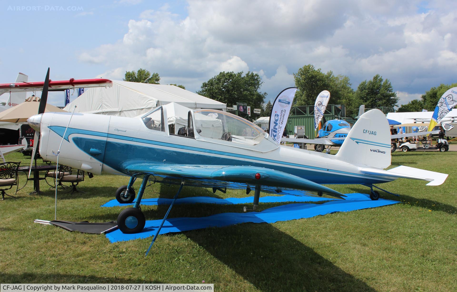 CF-JAG, 1956 De Havilland Canada DHC-1B-2-S5 Chipmunk Mk2 C/N 189-227, DHC-1B-2-S5