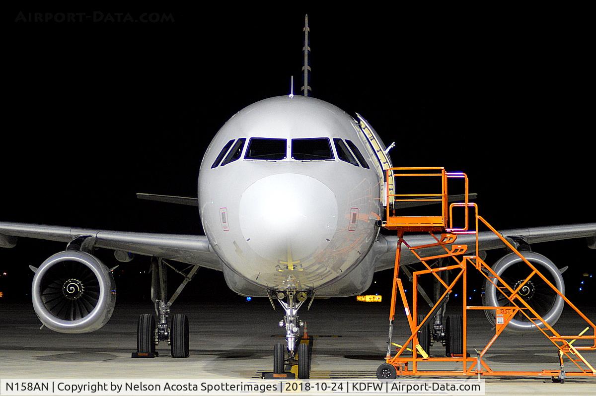 N158AN, 2016 Airbus A321-231 C/N 7009, Overnight storage at F Pad