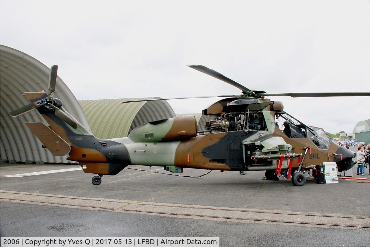 2006, Eurocopter EC-665 Tigre HAP C/N 2006, Eurocopter EC-665 Tigre HAP, Static display, Bordeaux-Mérignac Air Base 106 (LFBD-BOD) Open day 2017
