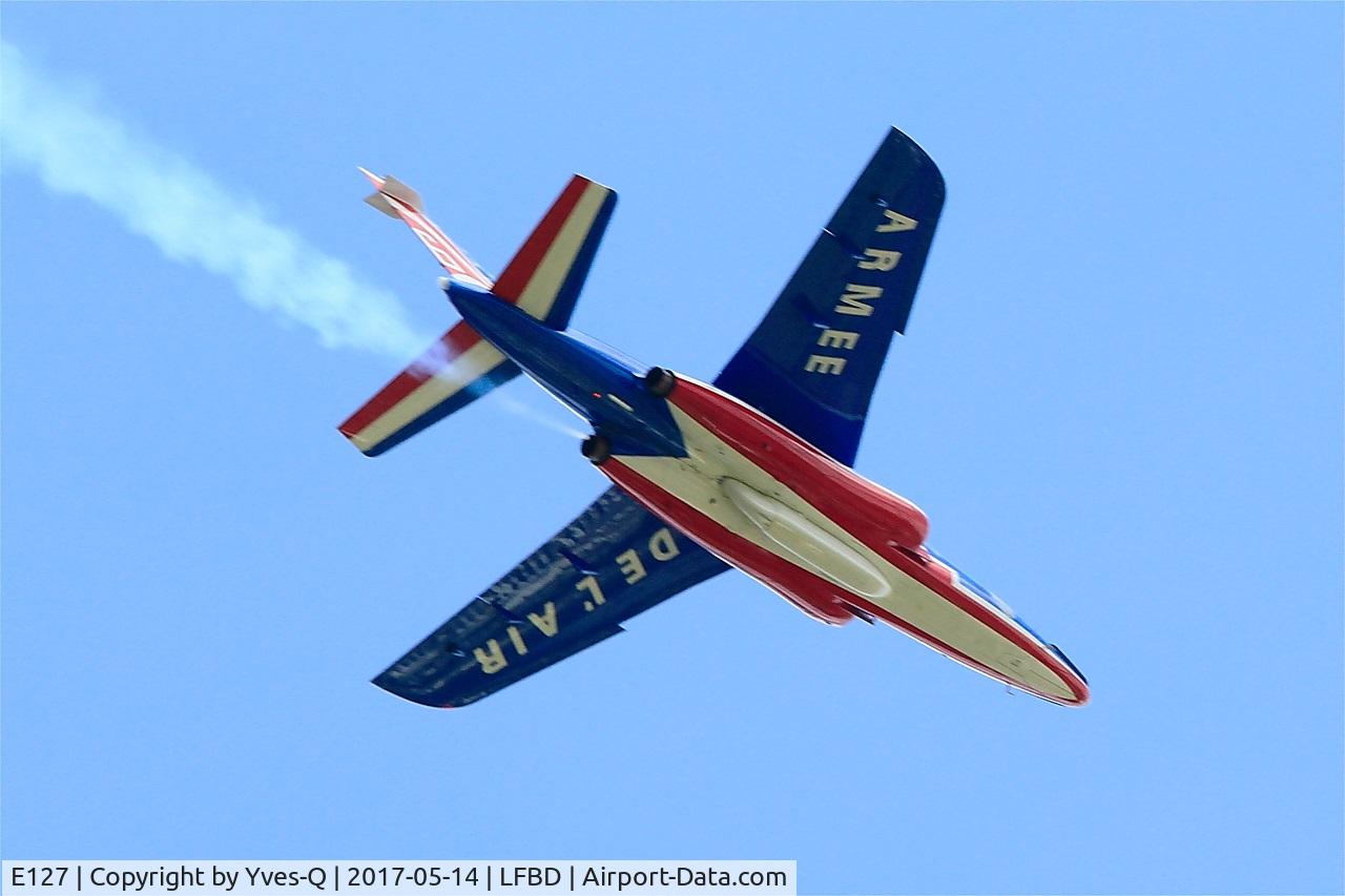 E127, 1983 Dassault-Dornier Alpha Jet E C/N E127, Dassault-Dornier Alpha Jet E (F-UGFK), Athos 06 of Patrouille de France 2017, On display, Bordeaux-Mérignac Air Base 106 (LFBD-BOD) Open day 2017