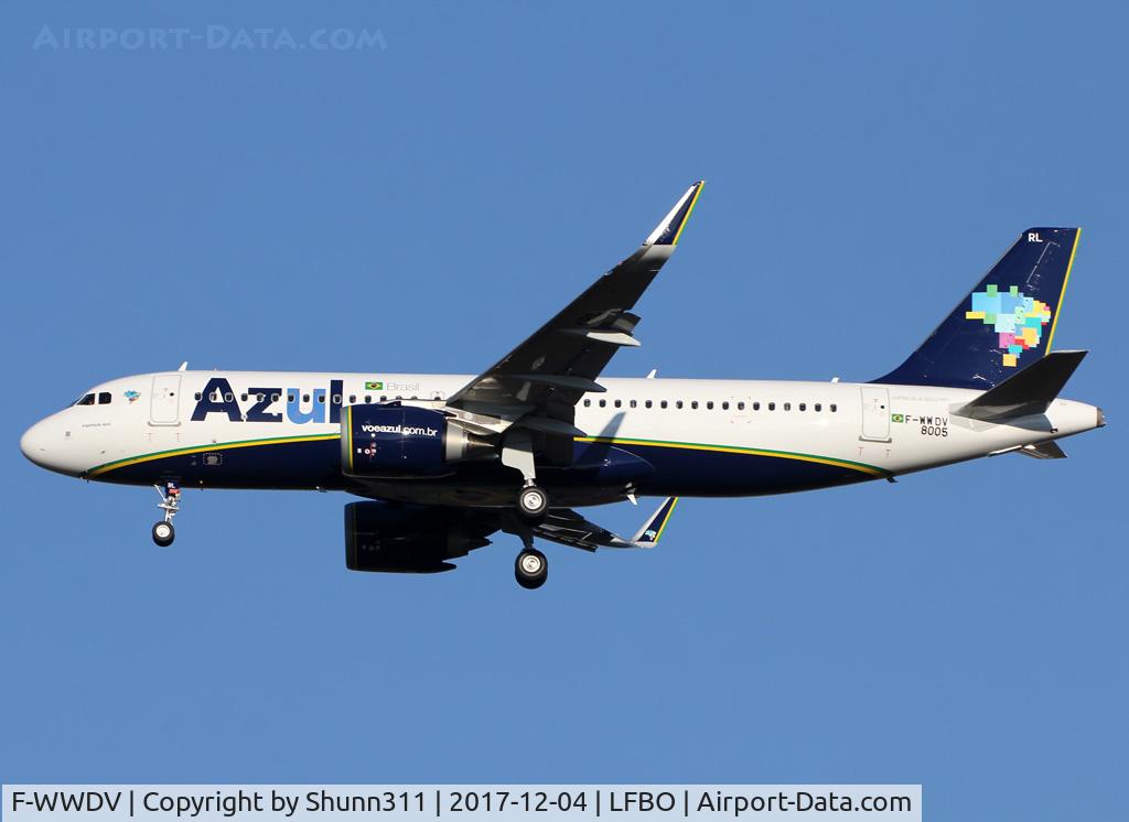 F-WWDV, 2017 Airbus A320-251N C/N 8005, C/n 8005 - To be PR-YRL