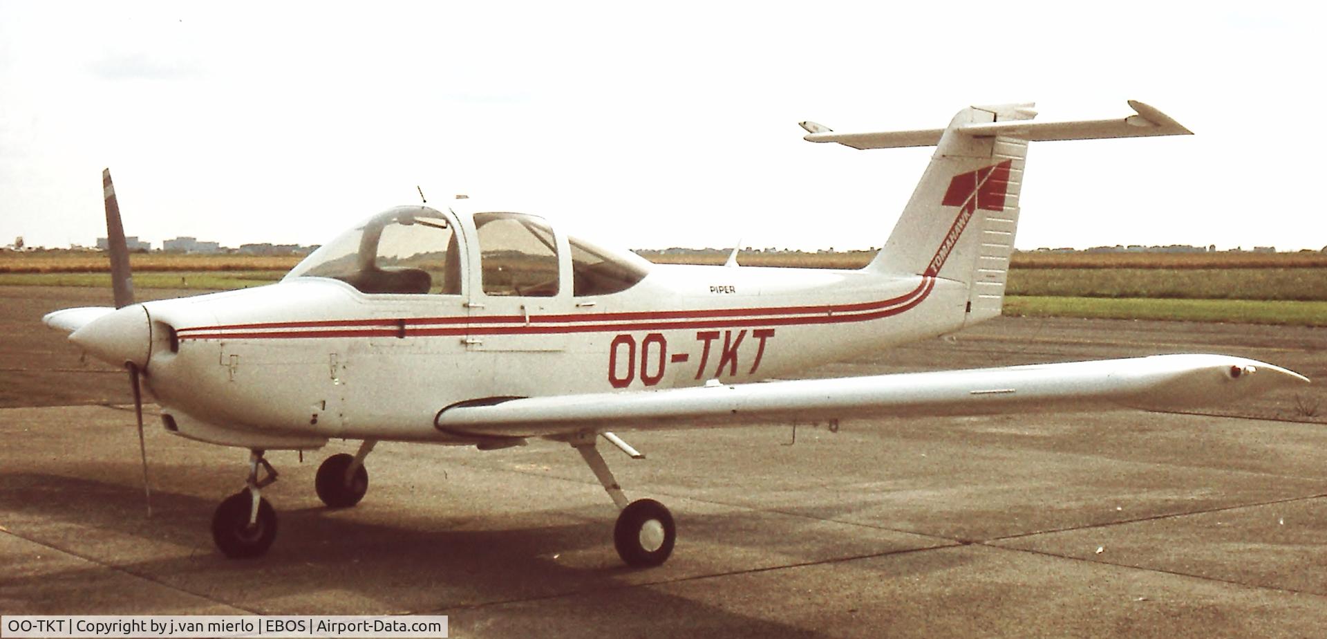 OO-TKT, 1978 Piper PA-38-112 Tomahawk Tomahawk C/N 38-78A0526, Static display Ostend Air Show, Belgium