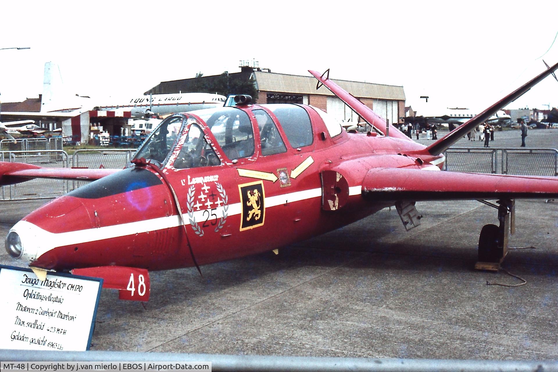 MT-48, Fouga CM-170R Magister C/N 204, Static Display Ostend Air Show'78