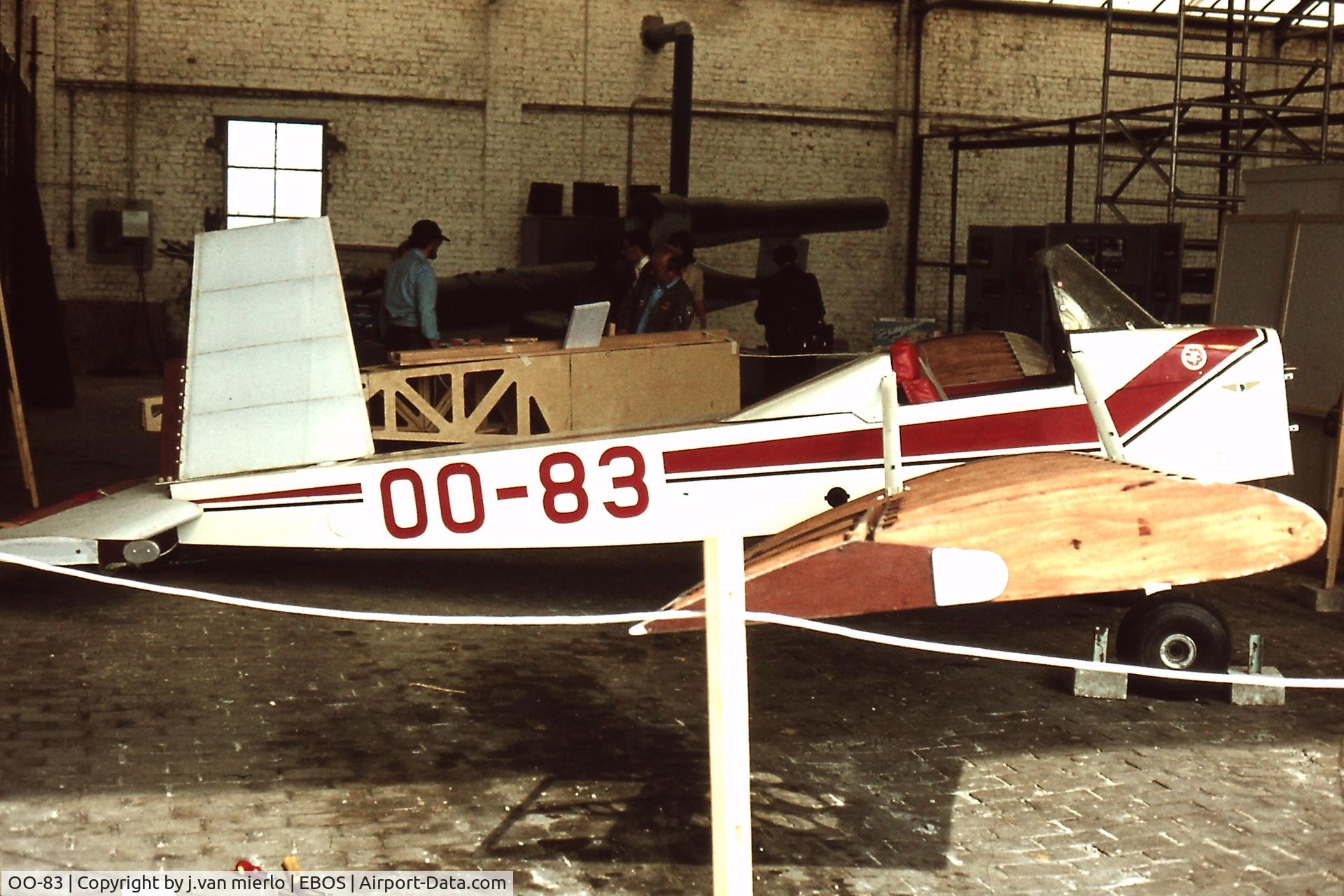 OO-83, Evans VP-2 Volksplane C/N 3730, Under construction Ostend, Belgium  '78