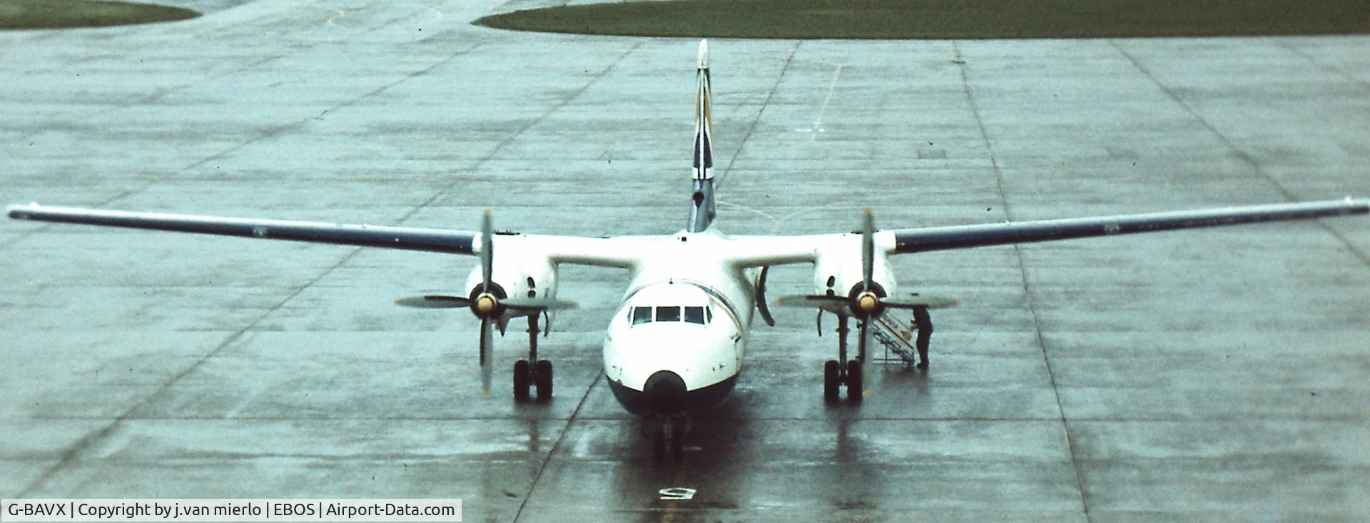 G-BAVX, 1967 Handley Page HPR-7 Herald 214 C/N 194, Ostend, Belgium '70s