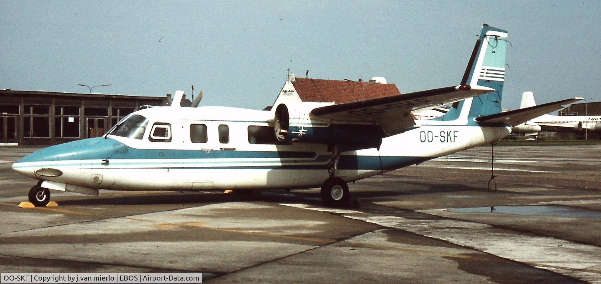 OO-SKF, 1968 Aero Commander 680V Turbo Commander C/N 1720-91, Ostend, Belgium '78