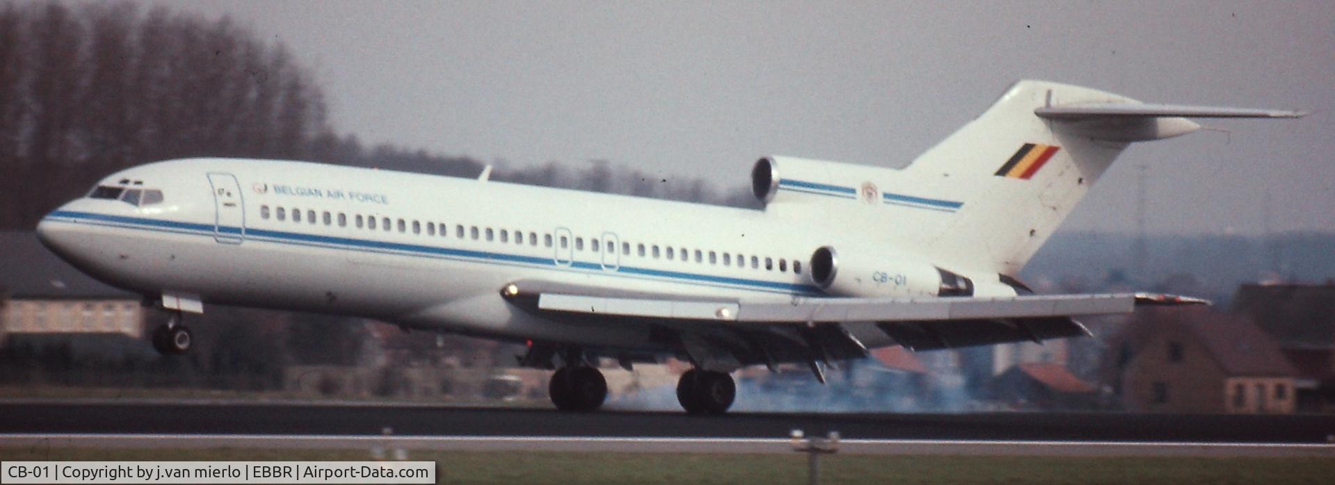 CB-01, 1967 Boeing 727-29C C/N 19402, Landing Brussels 25L